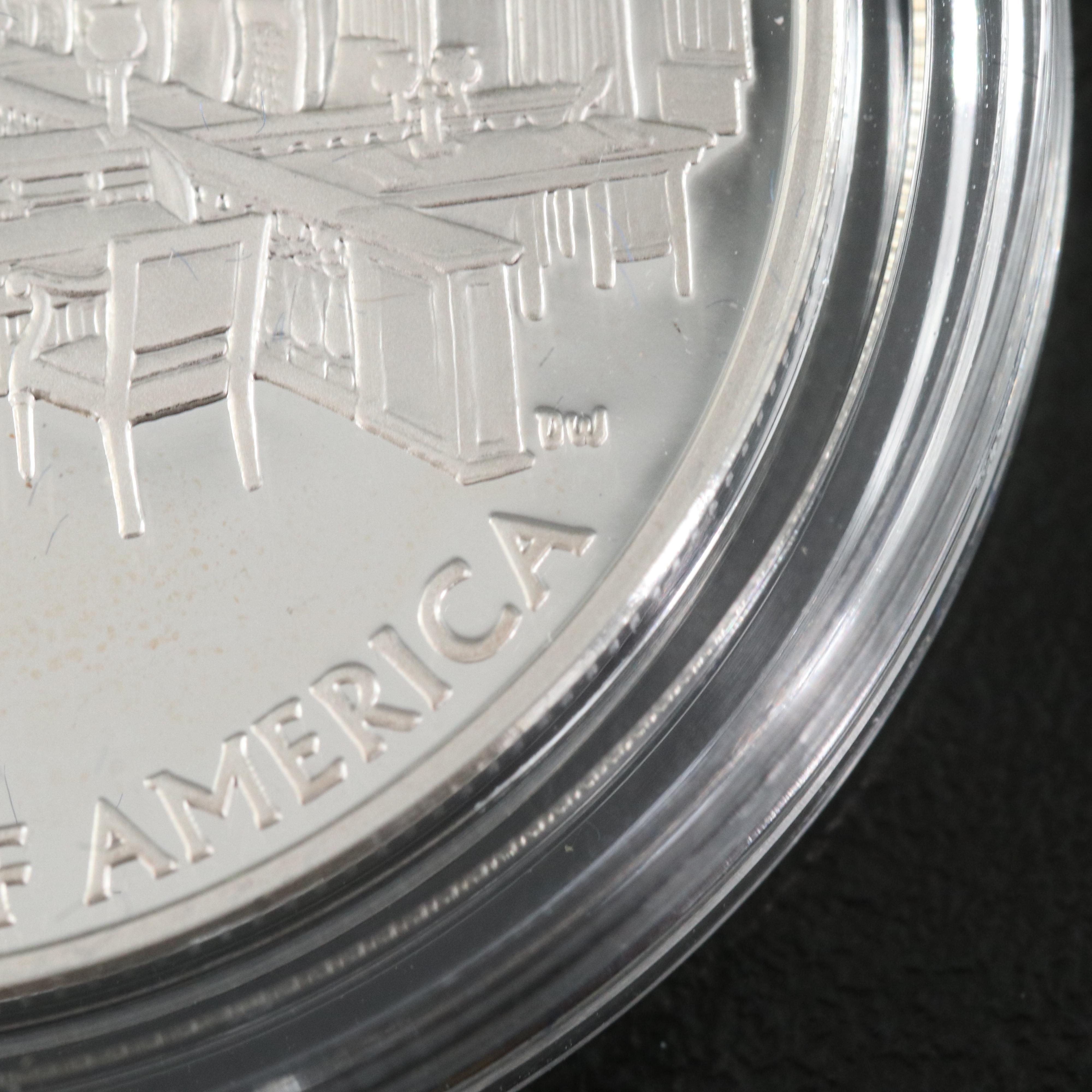 Five Modern Commemorative Silver Dollars