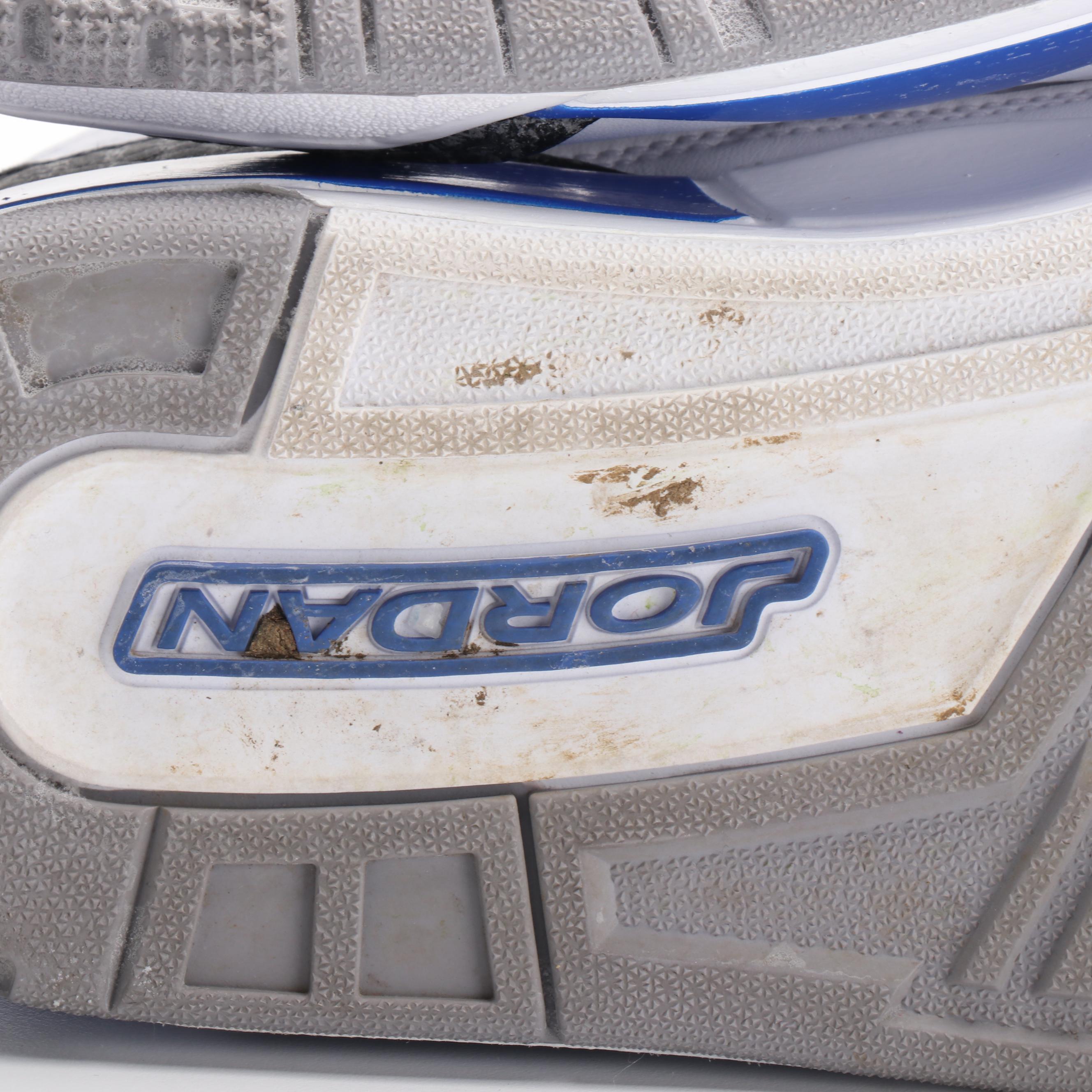 Men's Nike Air Jordan 3 Retro High-Top Sneakers in Racer Blue/Grey/White