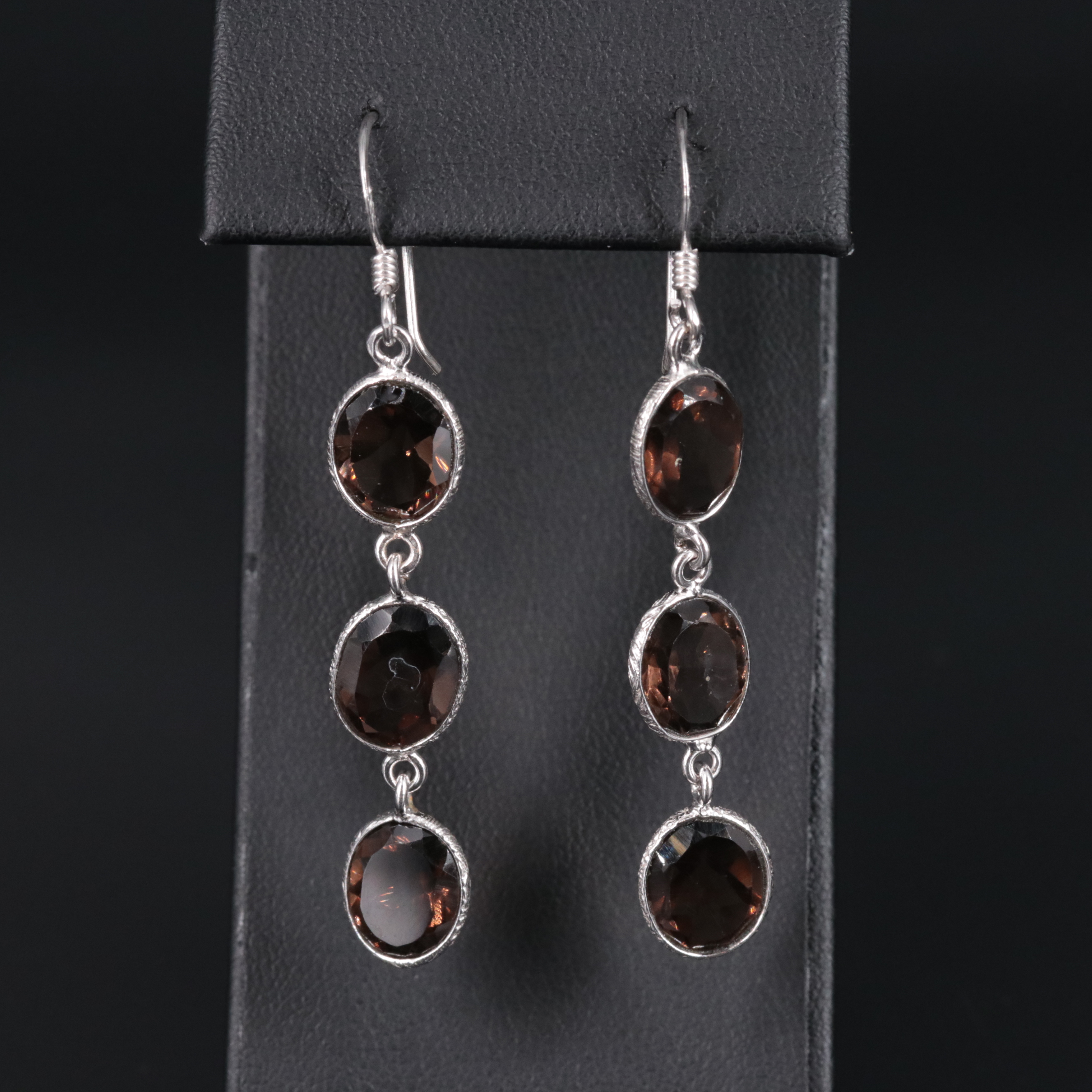 Sterling Silver Gemstone Earrings