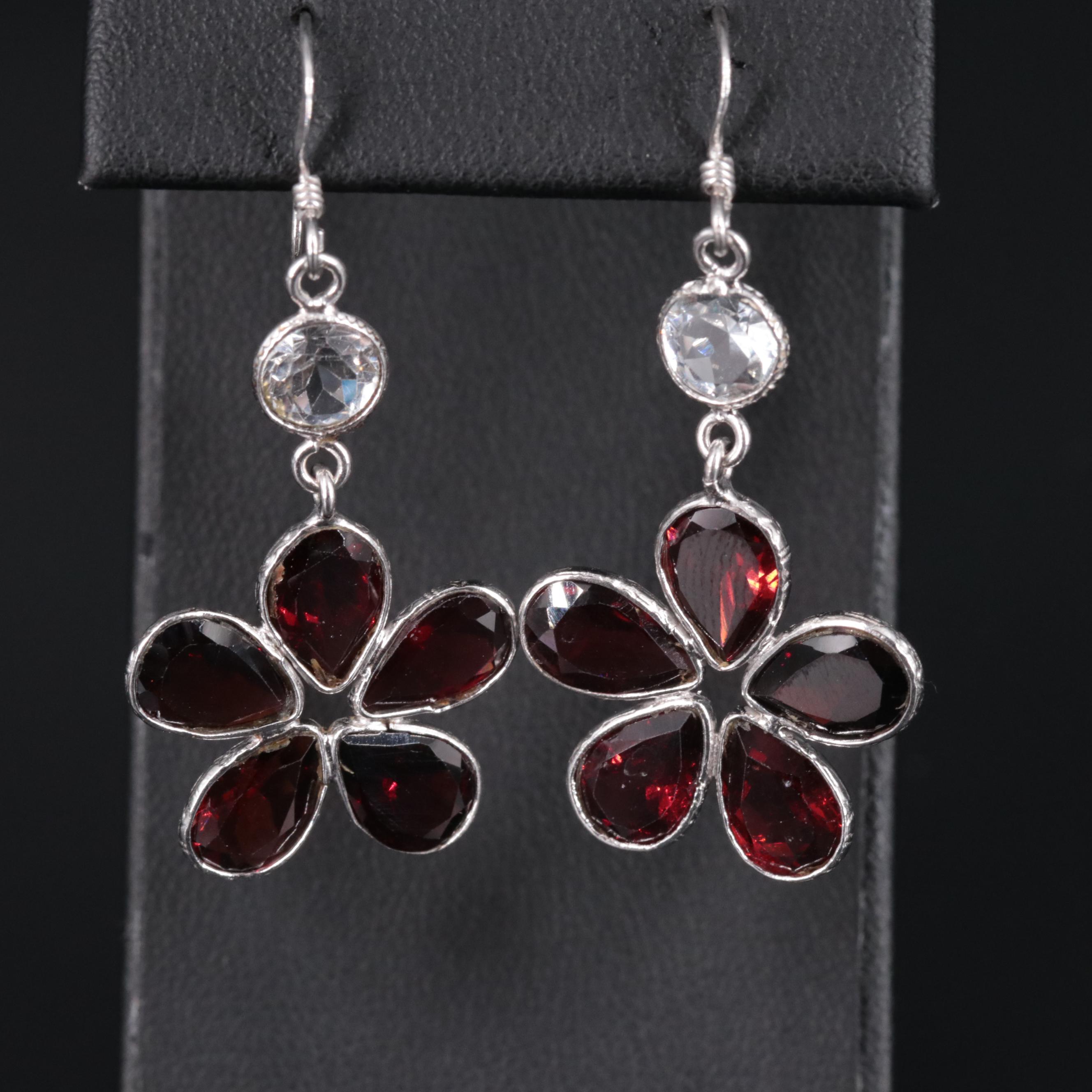 Sterling Silver Gemstone Earrings