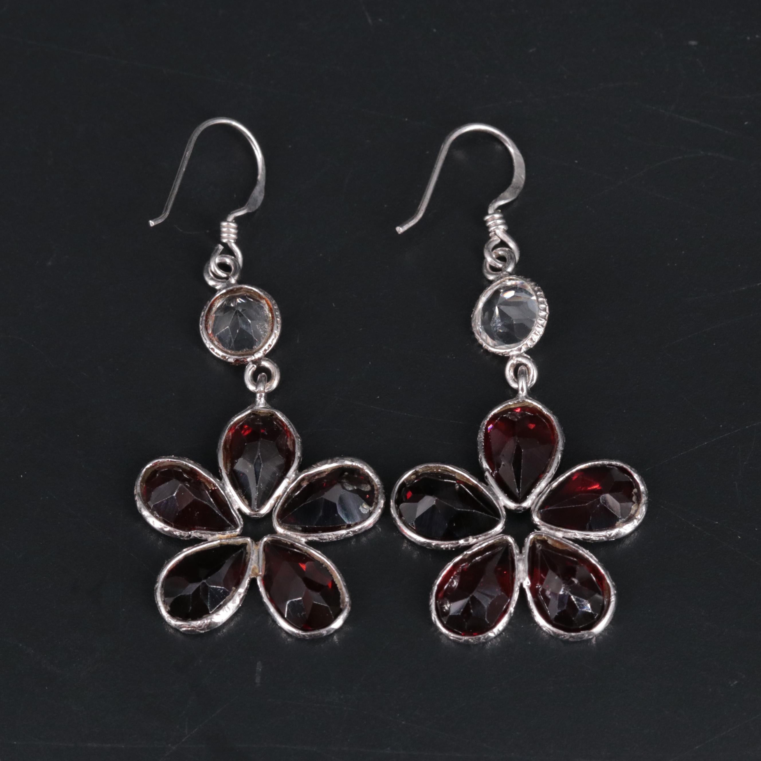 Sterling Silver Gemstone Earrings
