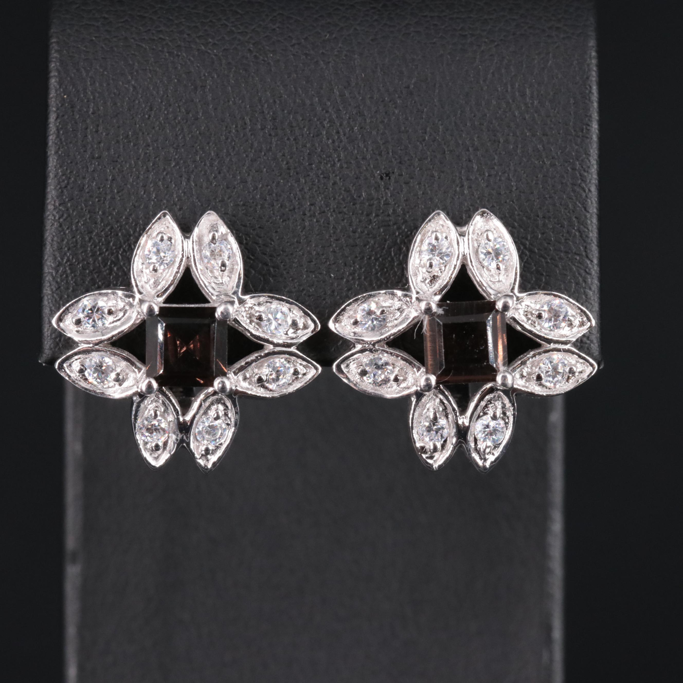 Sterling Silver Gemstone Earrings