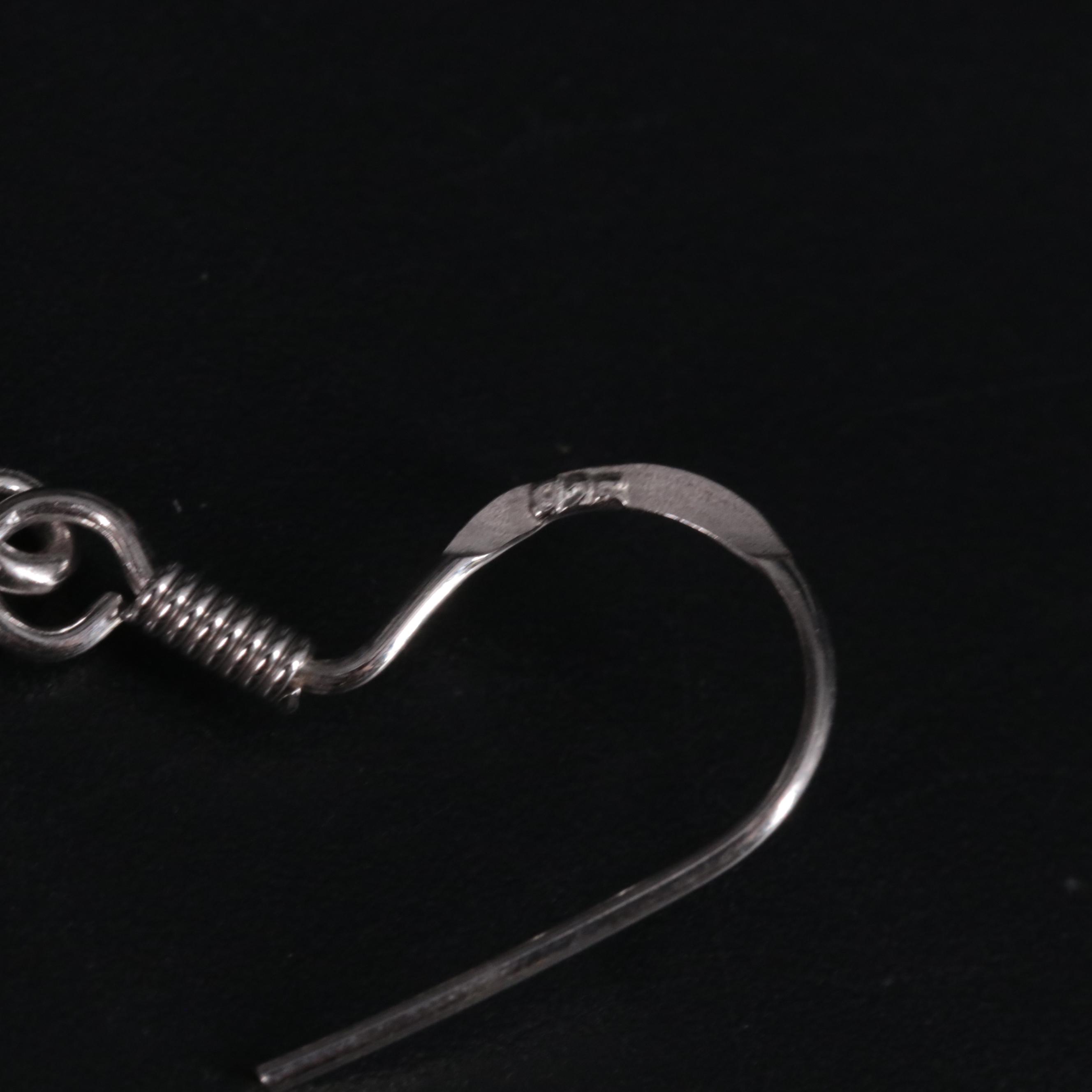 Sterling Silver Multi Gemstone Earrings