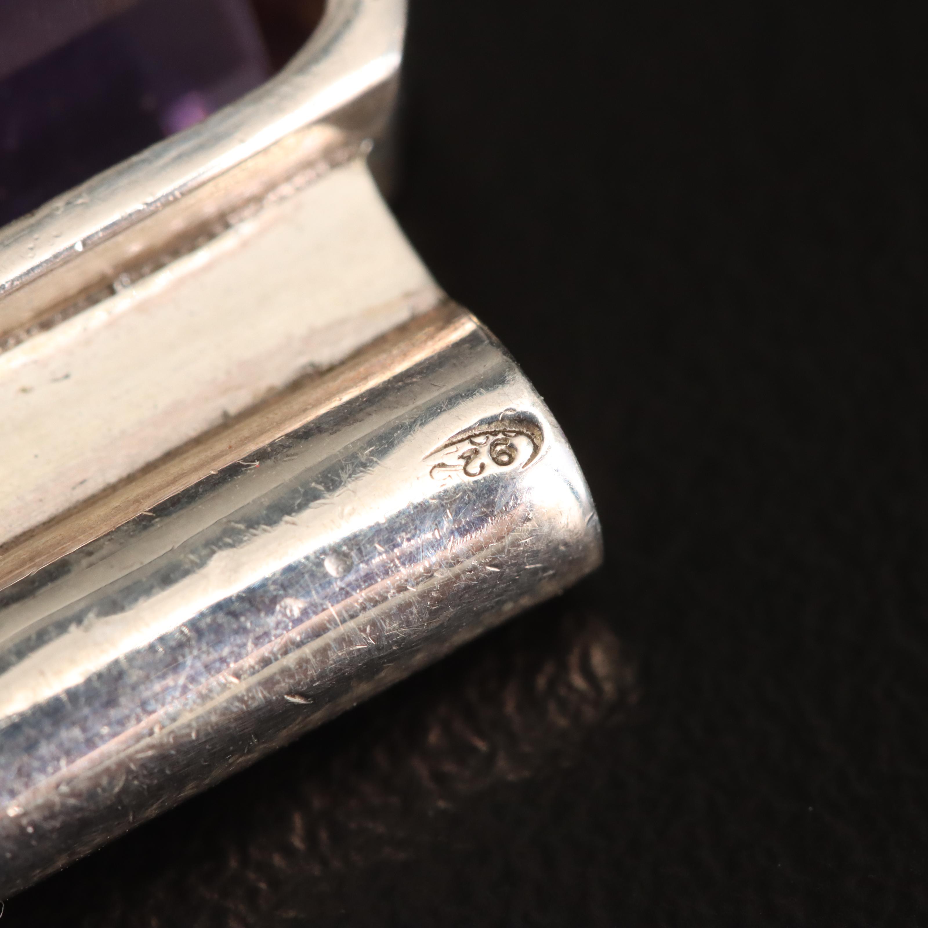 Sterling Ametrine Pendant and Earring Set