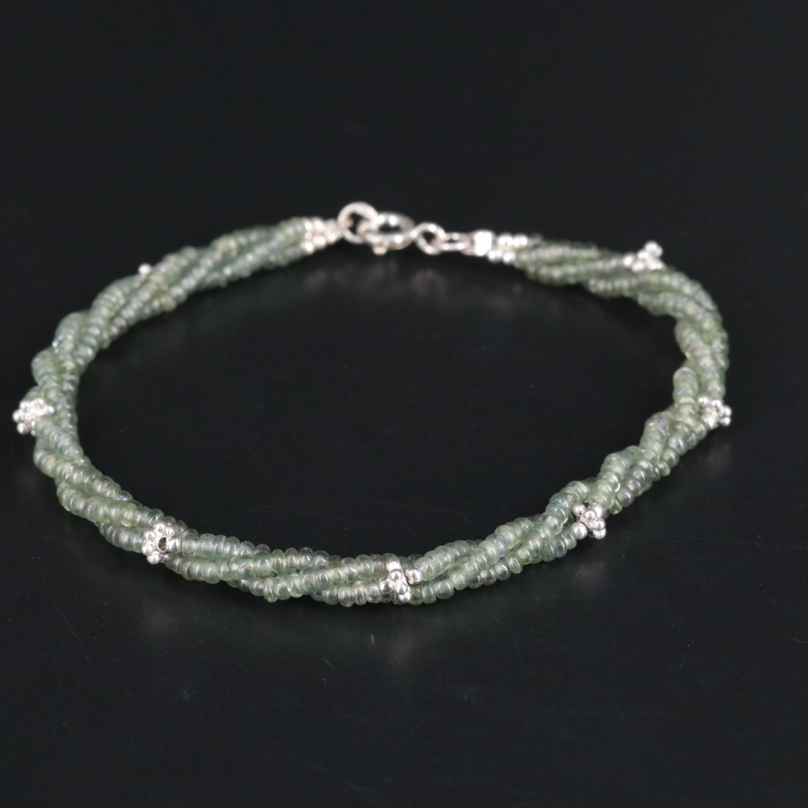 Sterling Silver Gemstone Bracelet