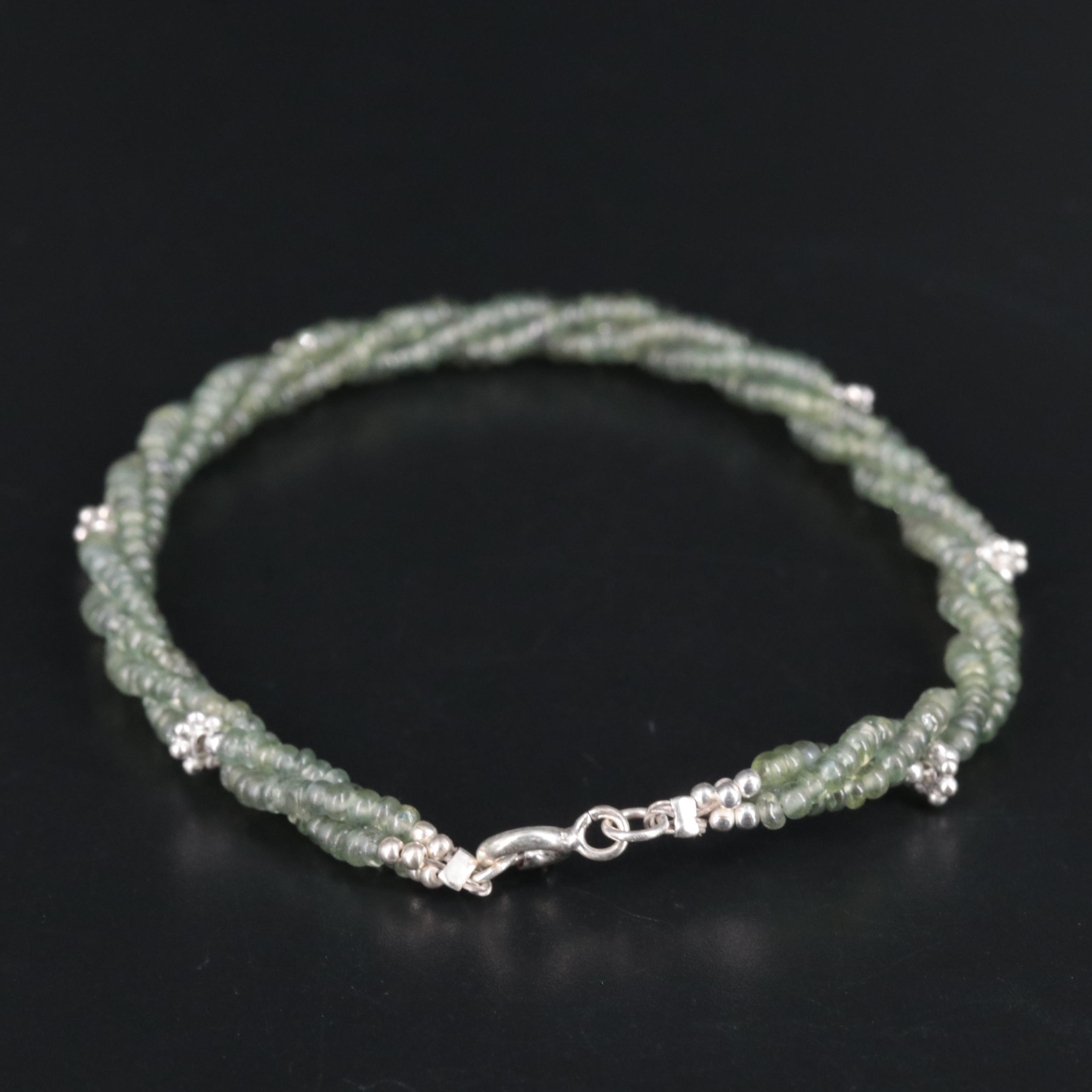 Sterling Silver Gemstone Bracelet