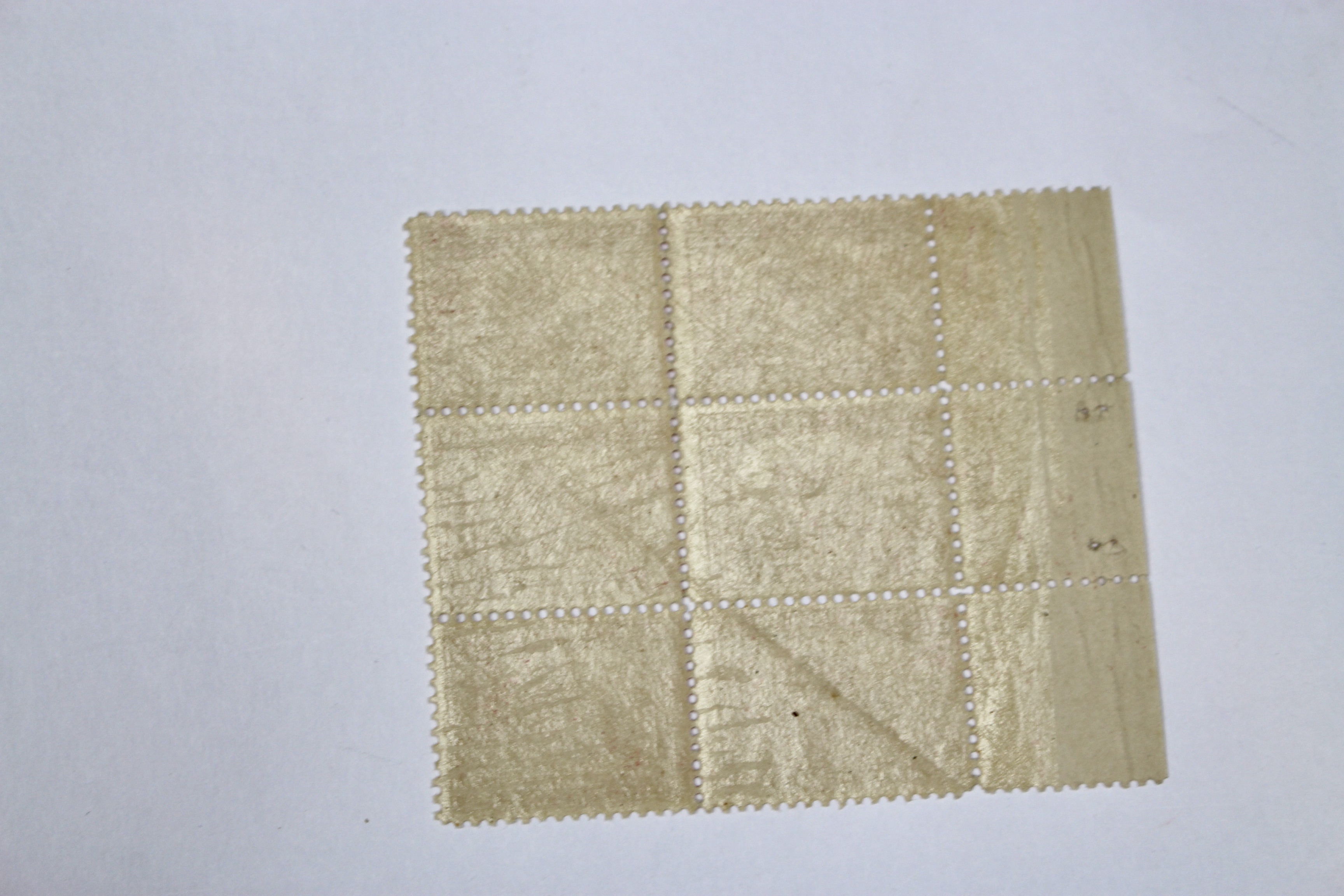 Group of Six Early U.S. Stamp Blocks Including Scott #370