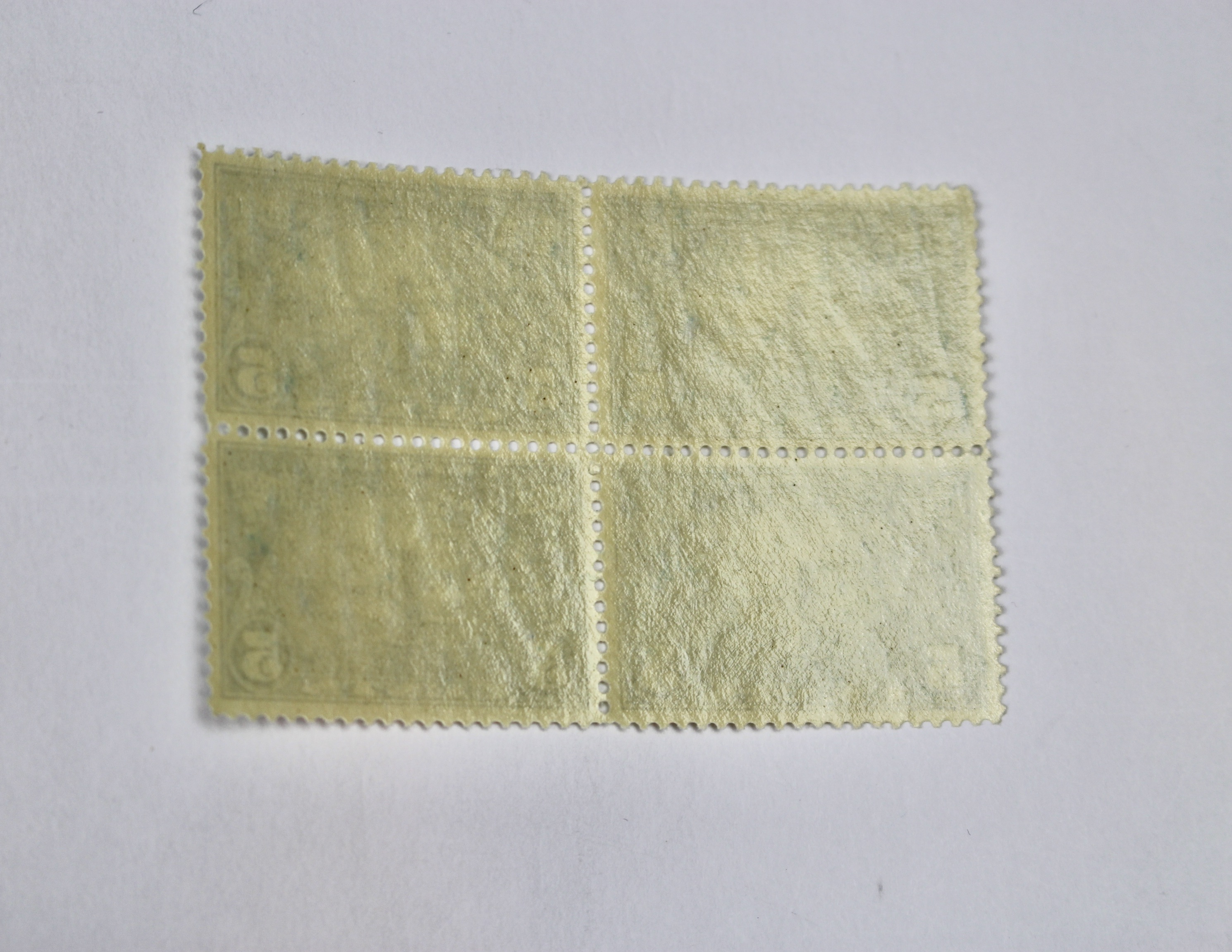 Group of Six Early U.S. Stamp Blocks Including Scott #370