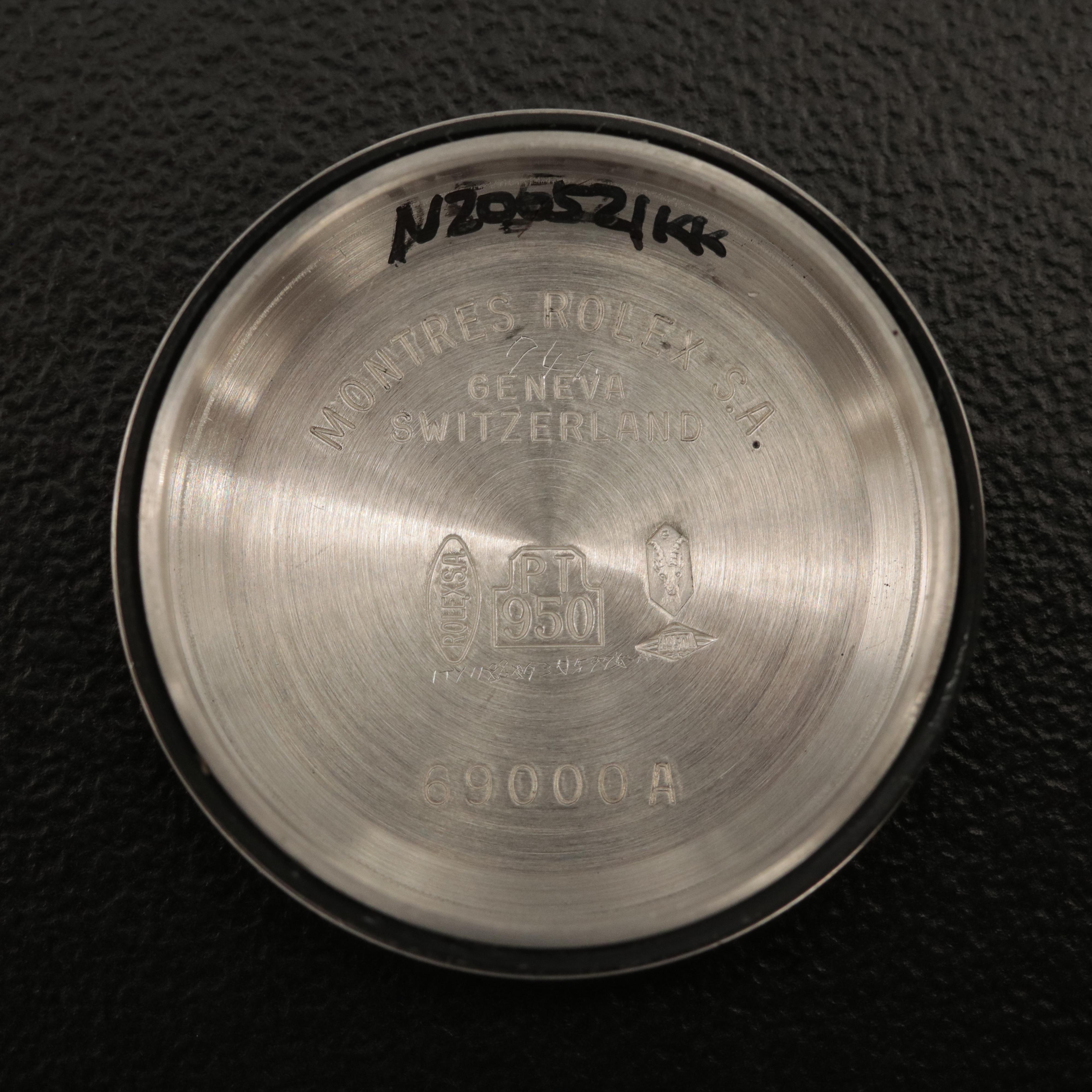 1996 Platinum Rolex Presidential with Factory Mother of Pearl Dial Watch