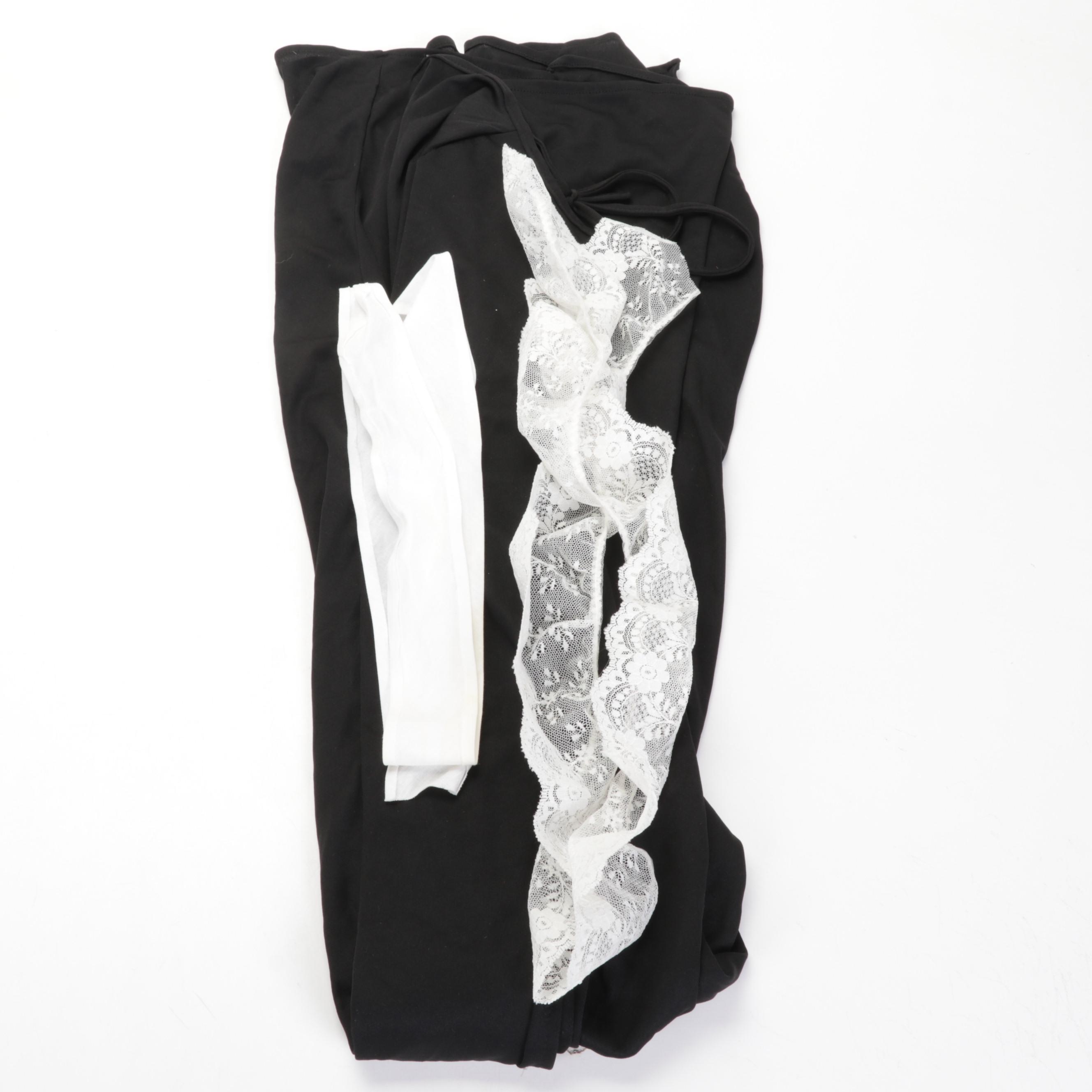 "V For Vendetta" Assembled Guy Fawkes Costume & American Novelty Hair Moustache