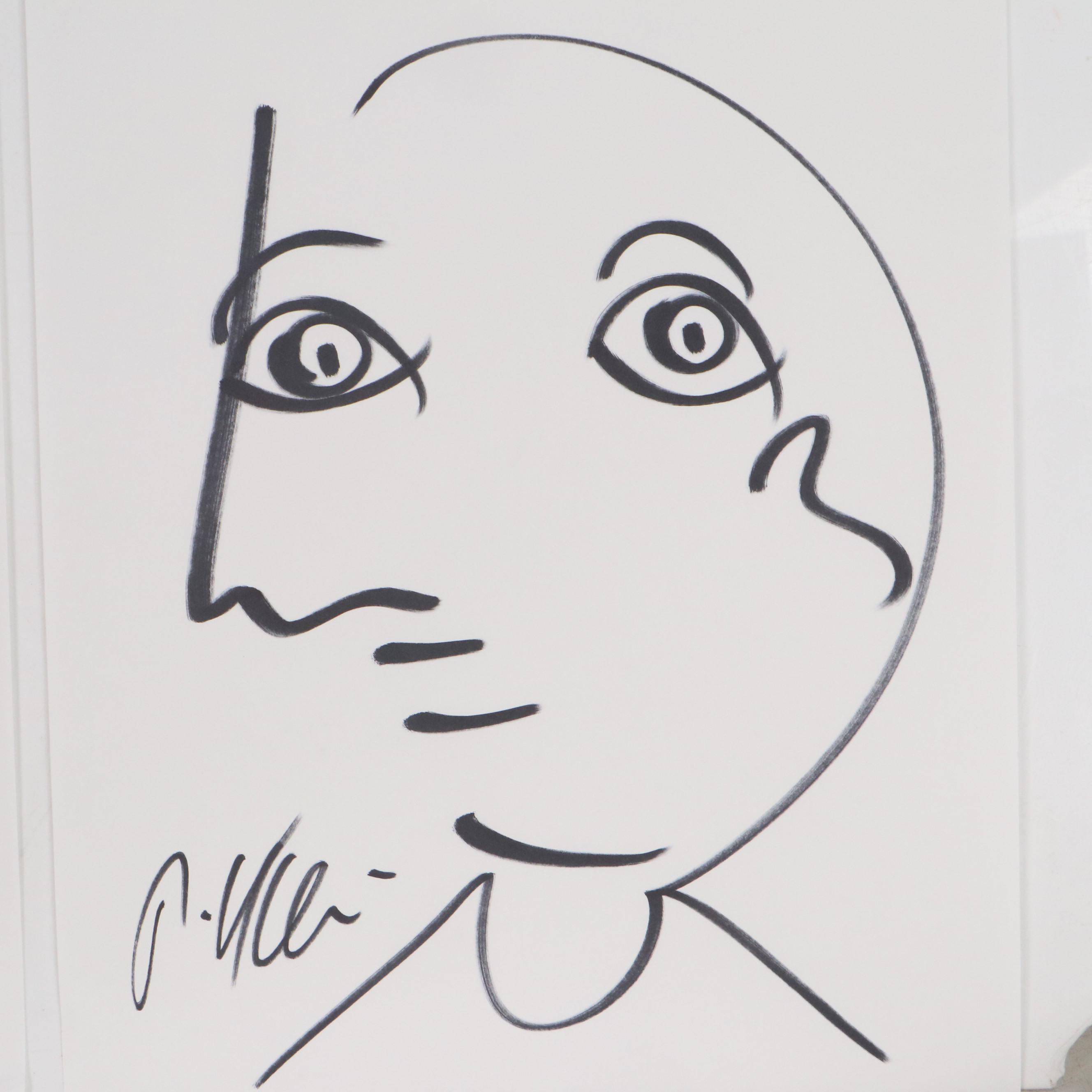 Peter Keil Abstract Ink Portraits