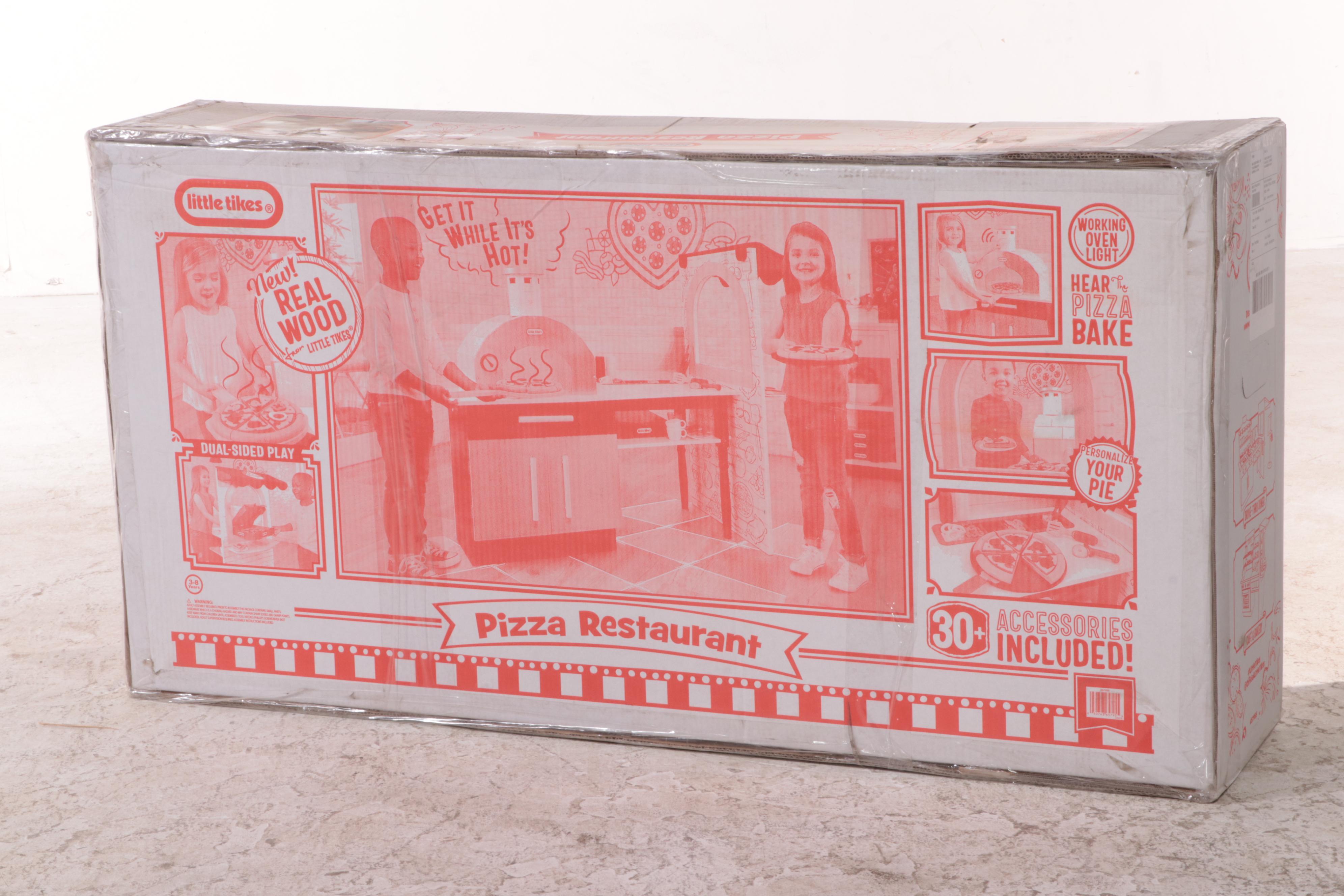 Little Tikes Pizza Restaurant Pretend Play Kitchen with Accessories