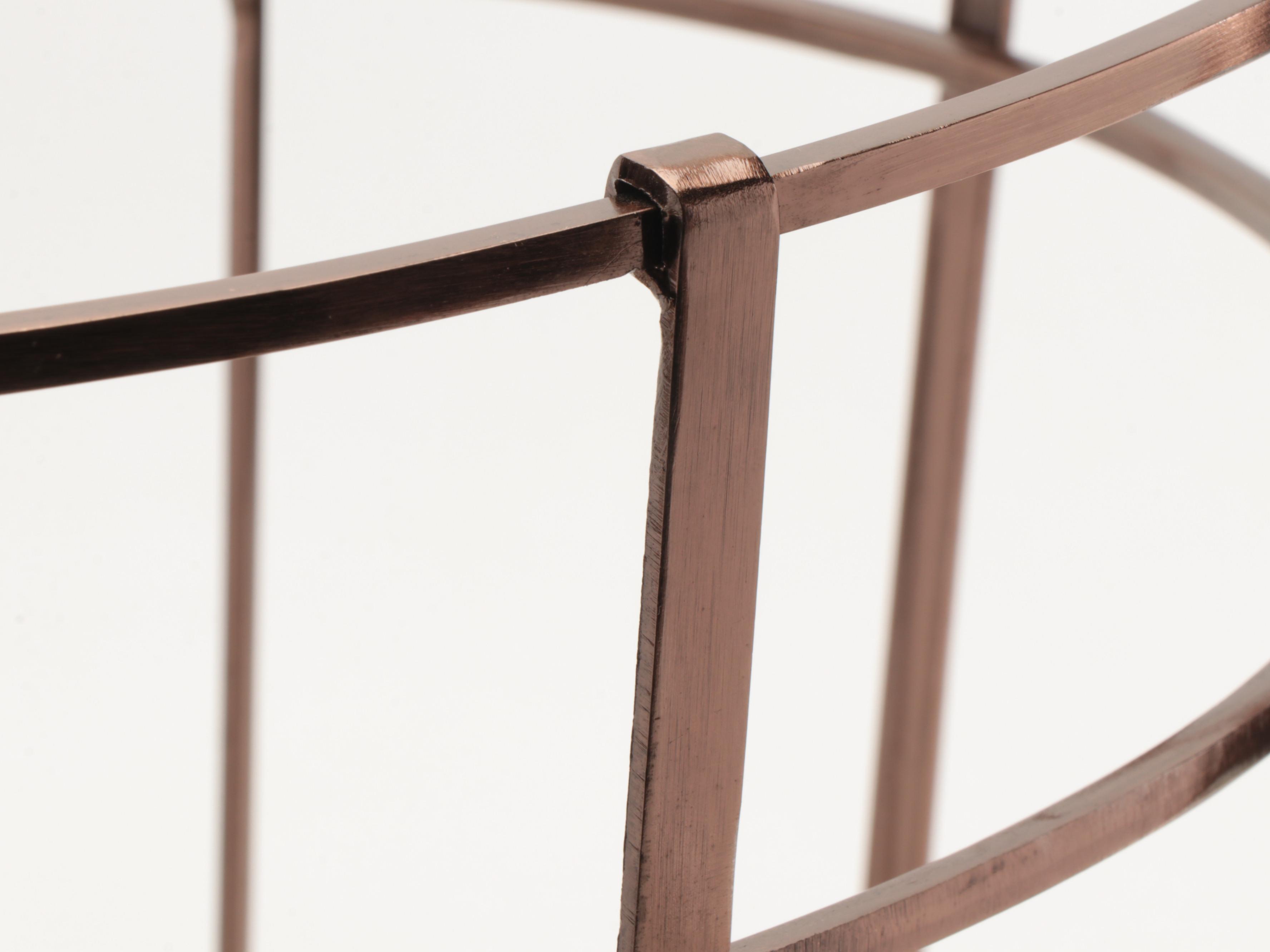 Hearth & Hand with Magnolia Copper Finish Metal Firewood Basket