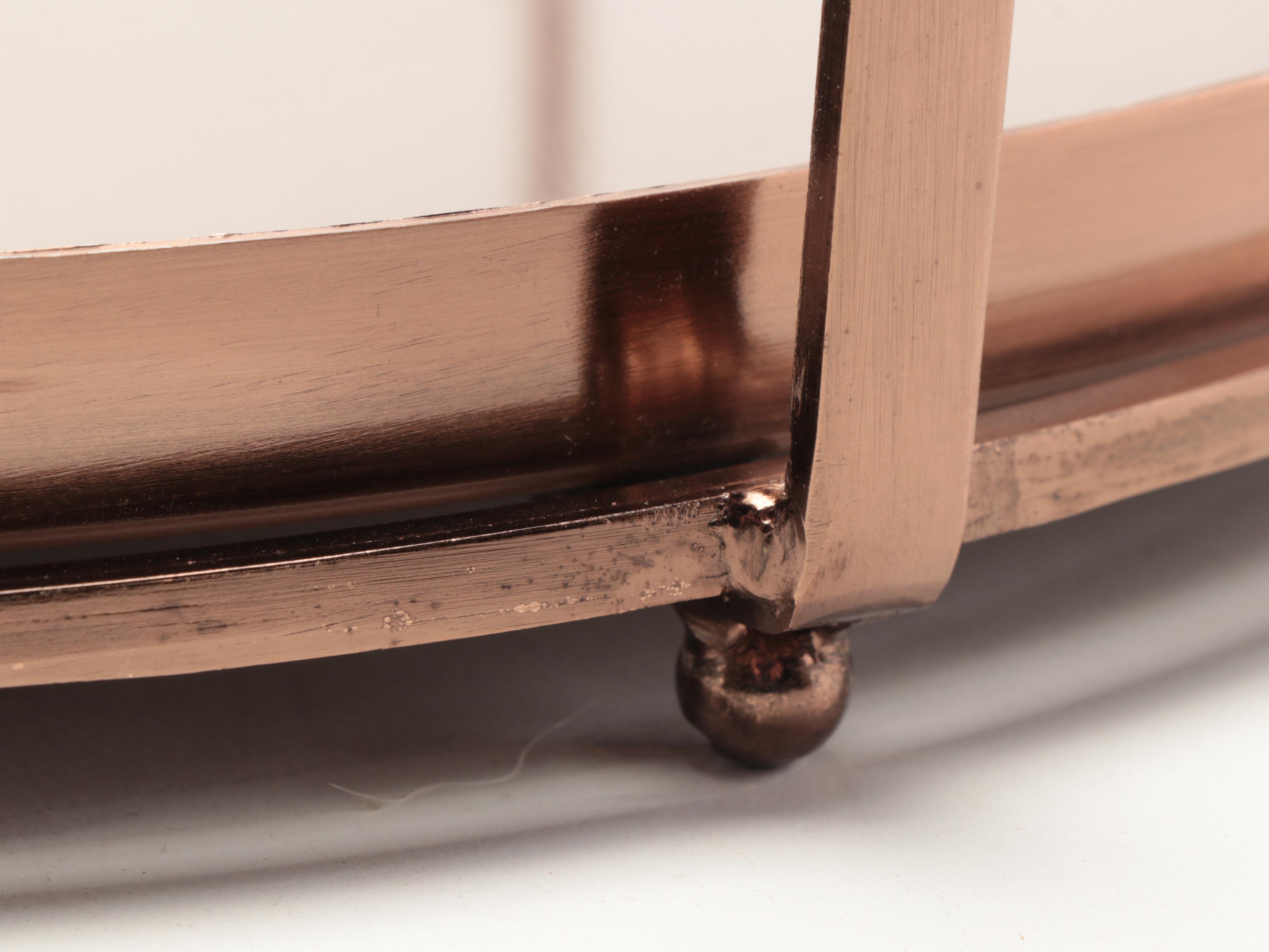 Hearth & Hand with Magnolia Copper Finish Metal Firewood Basket