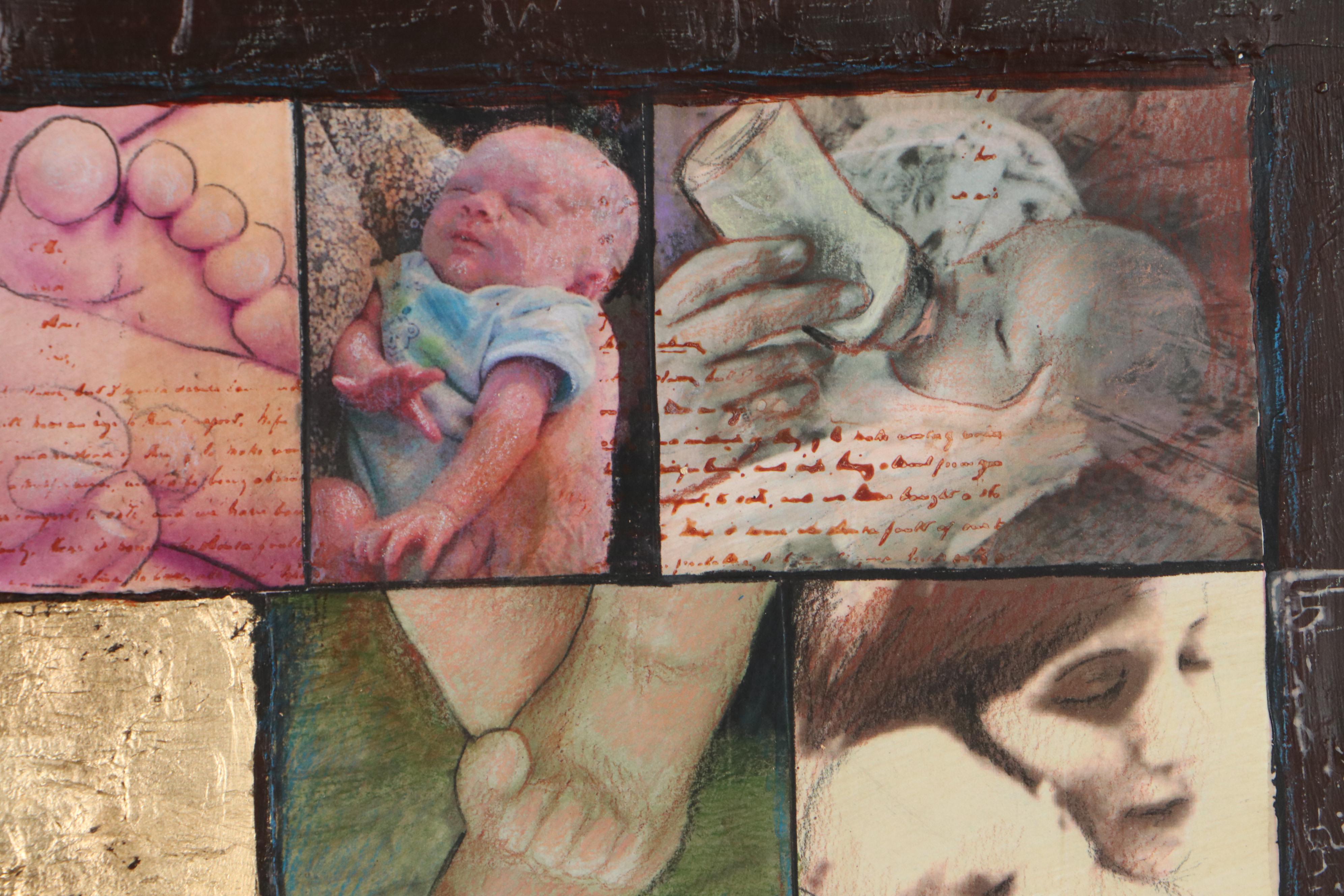 Robert Hoglund Mixed Media Composition "Miracles" 21st Century