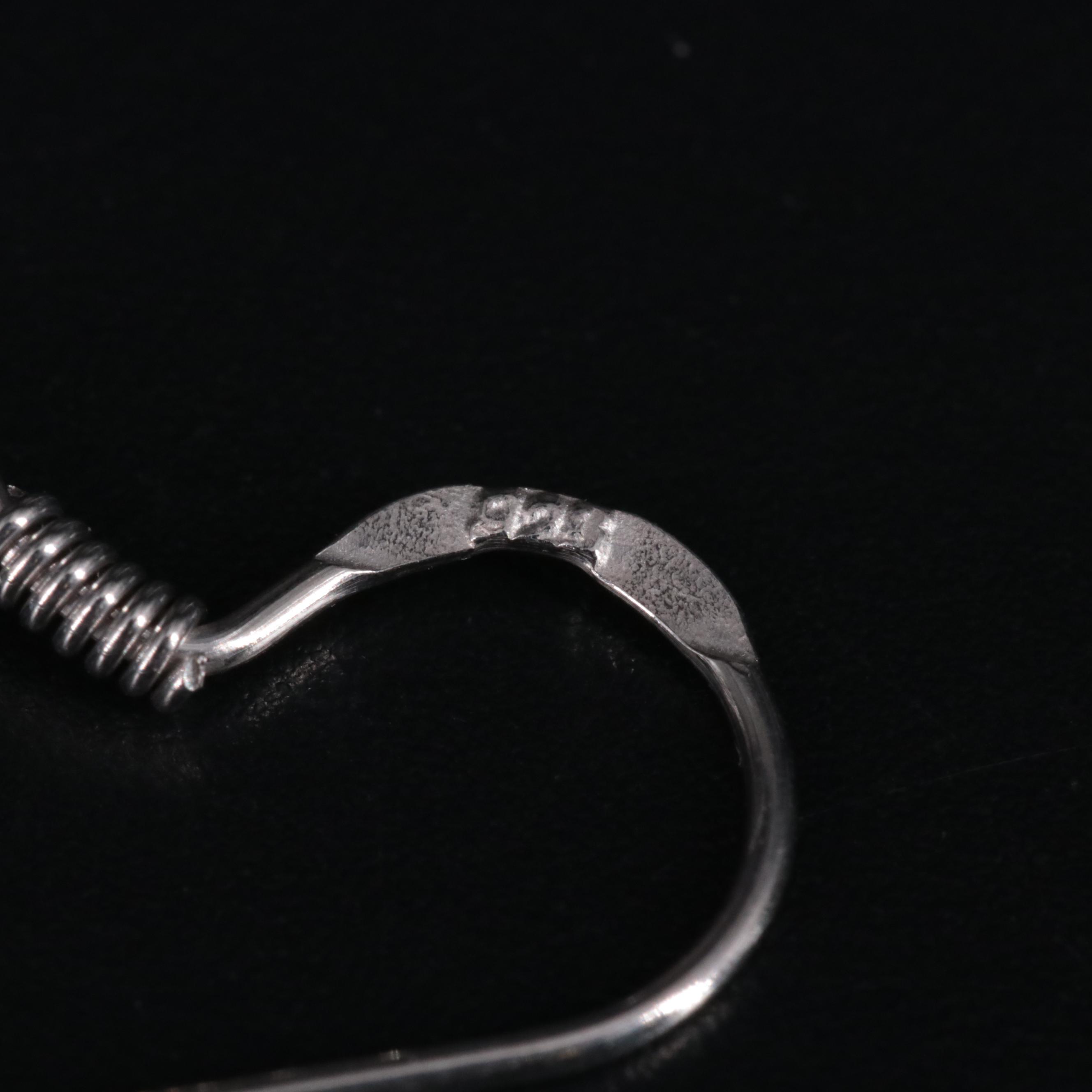 Sterling Silver Gemstone Earrings