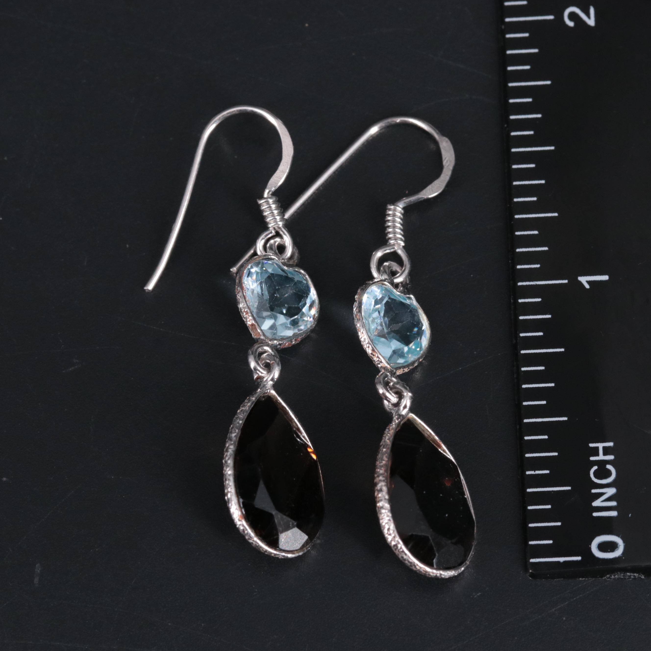 Sterling Silver Gemstone Earrings