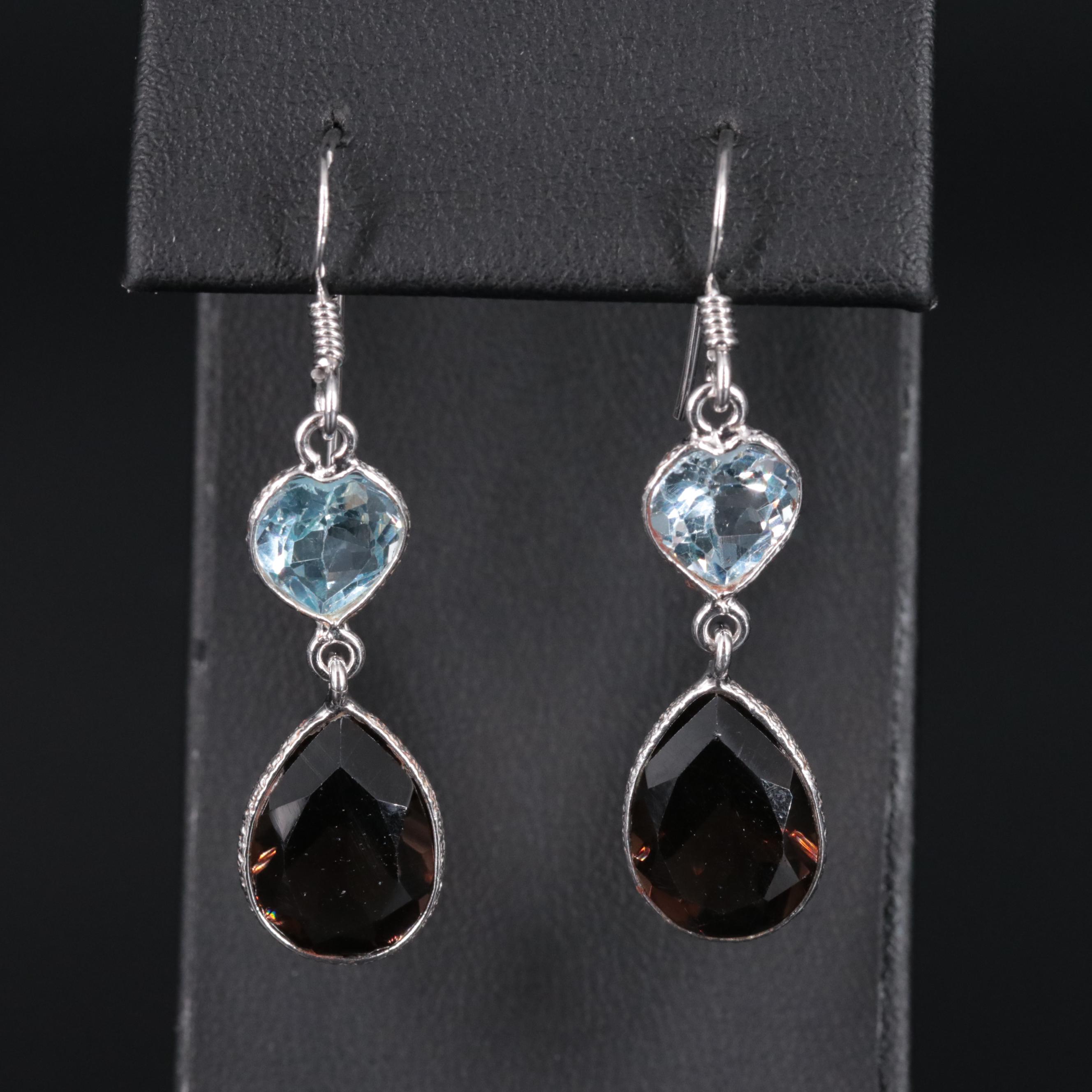 Sterling Silver Gemstone Earrings