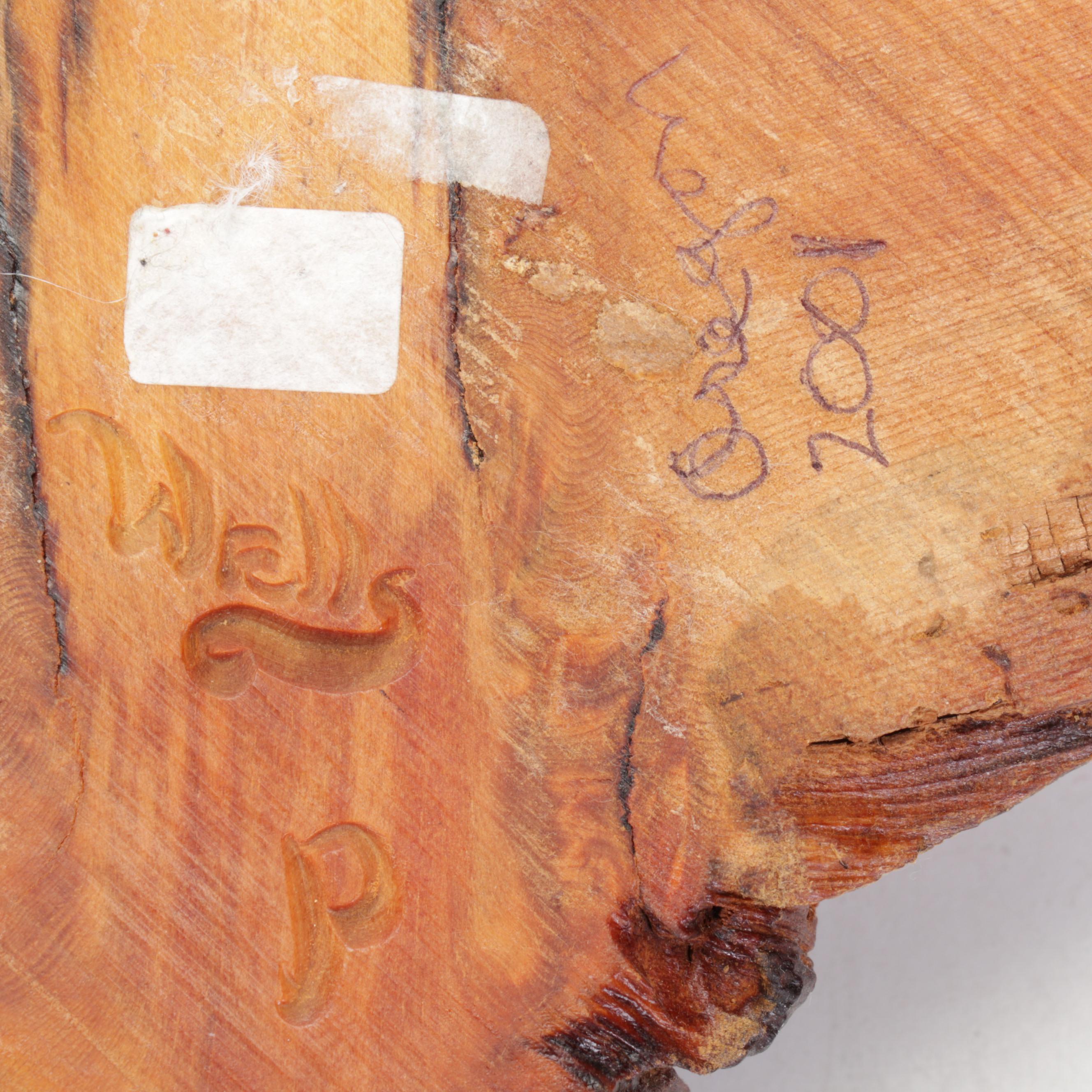 Carved Wood Faces and Figurine Sculptures