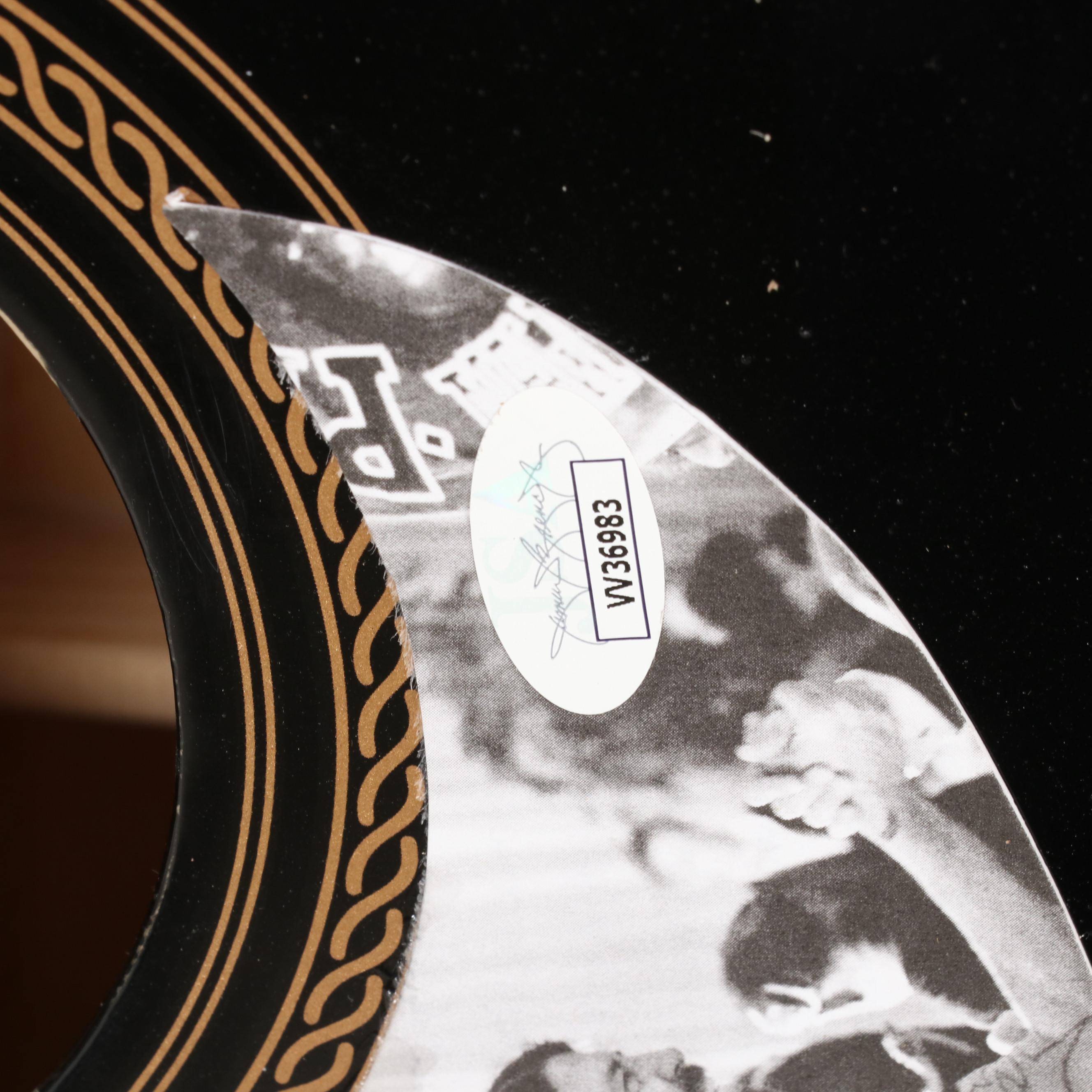 Dave Grohl Signed Pickguard with Rogue Dreadnought Acoustic Guitar