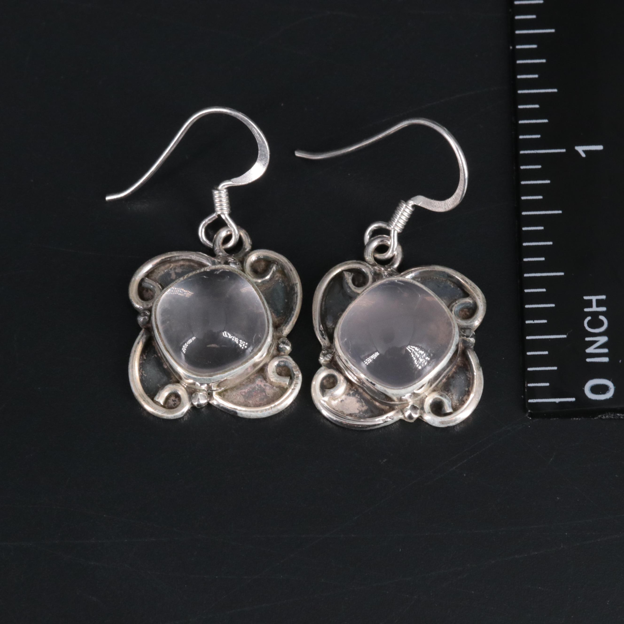 Sterling Silver Gemstone Earrings