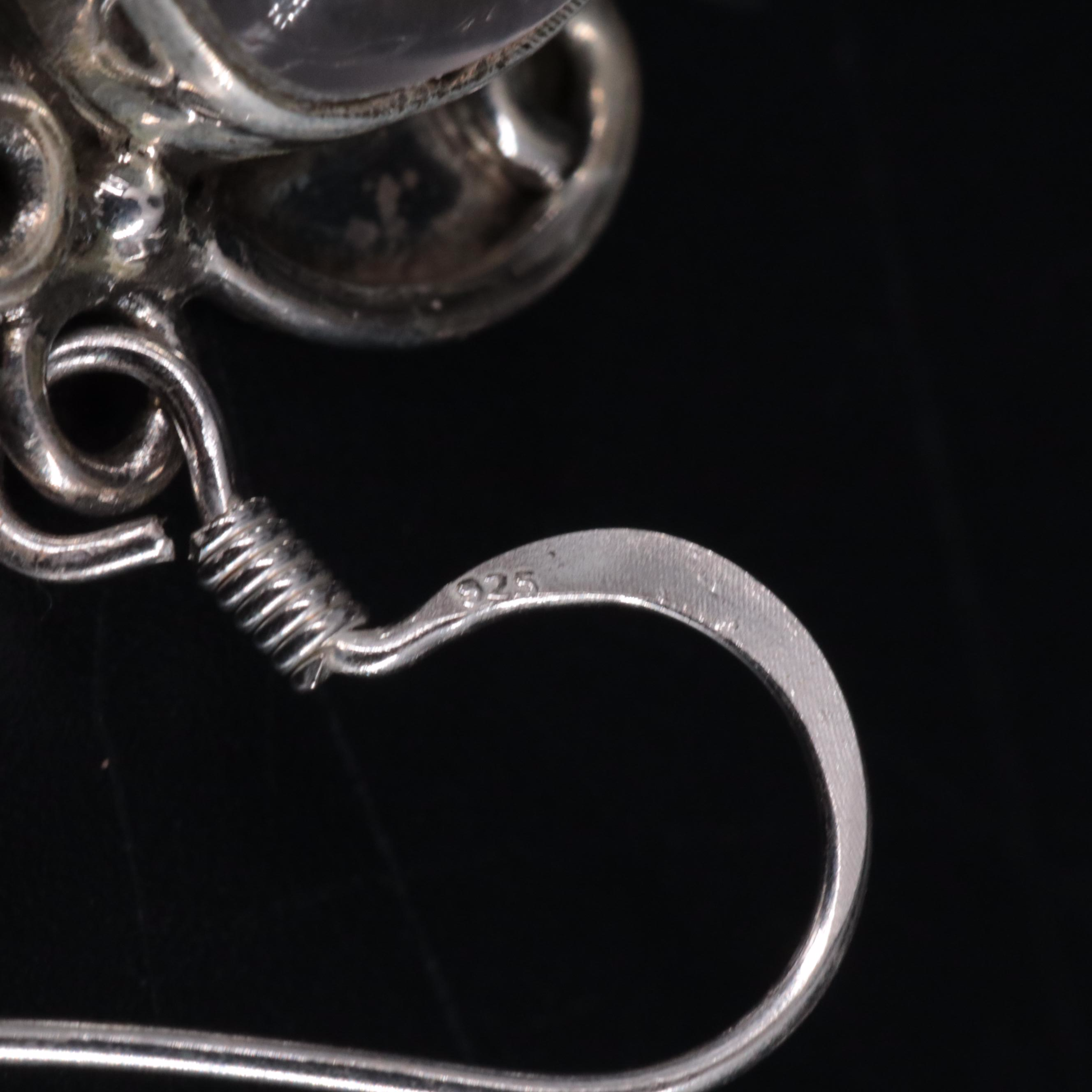 Sterling Silver Gemstone Earrings