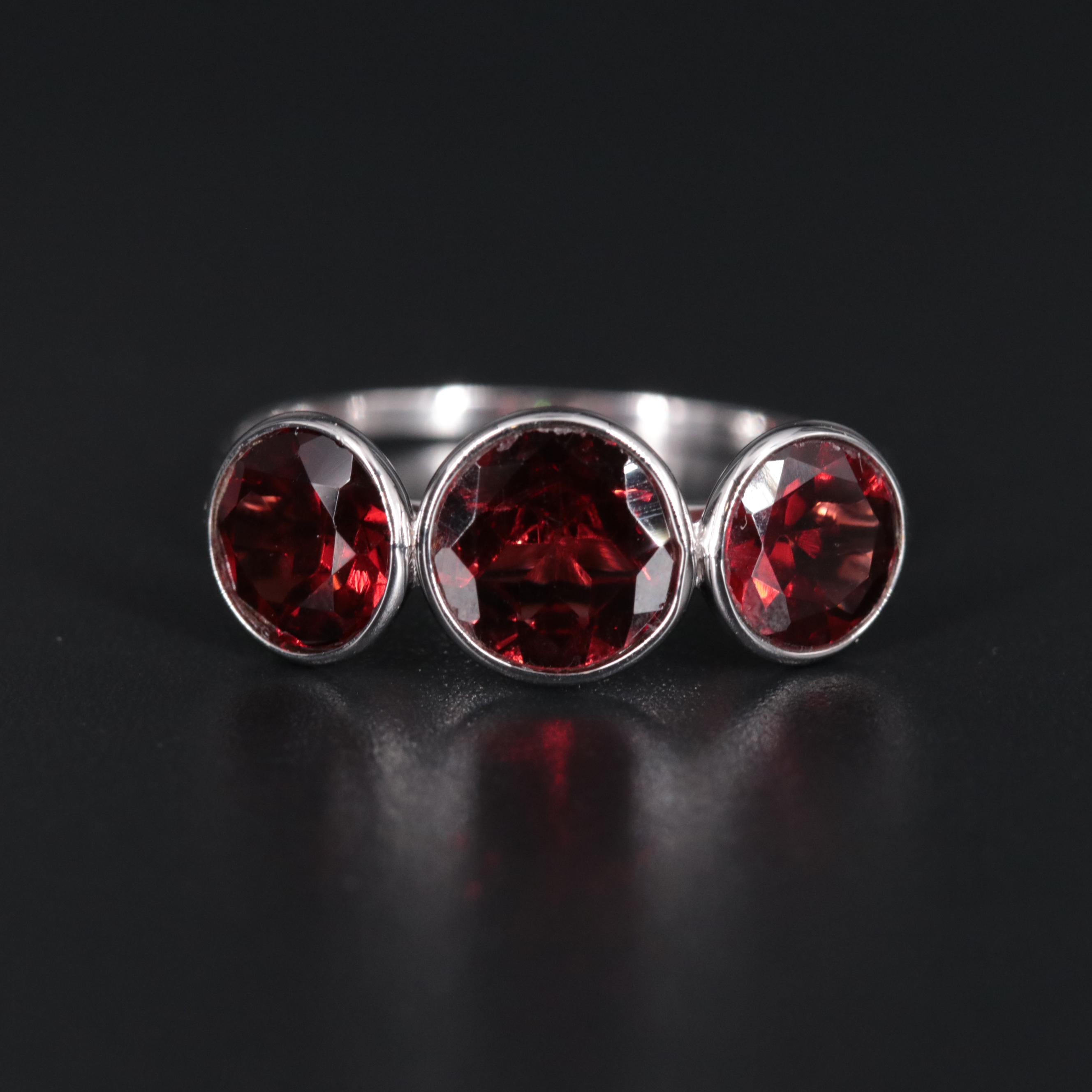 14K Garnet Ring