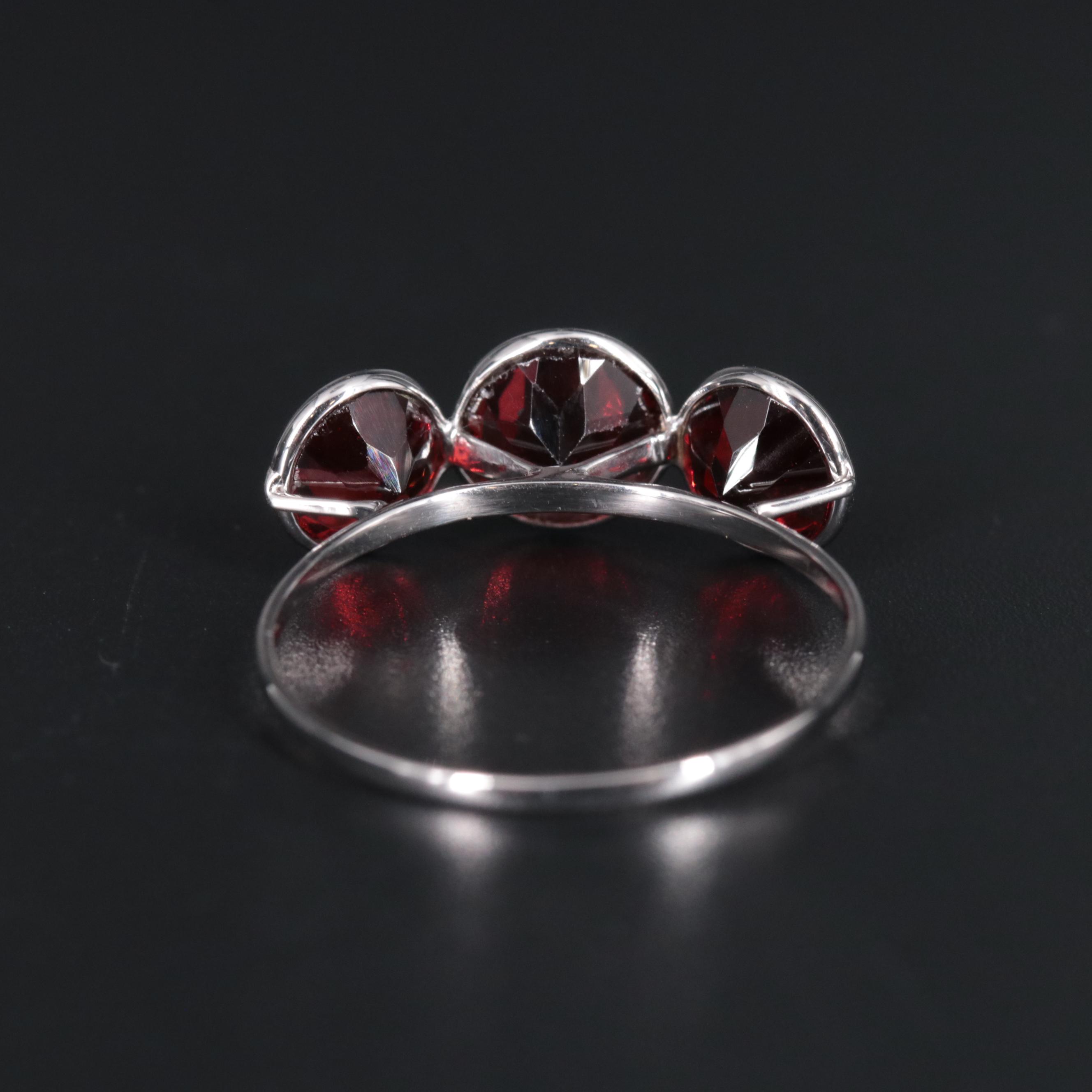 14K Garnet Ring