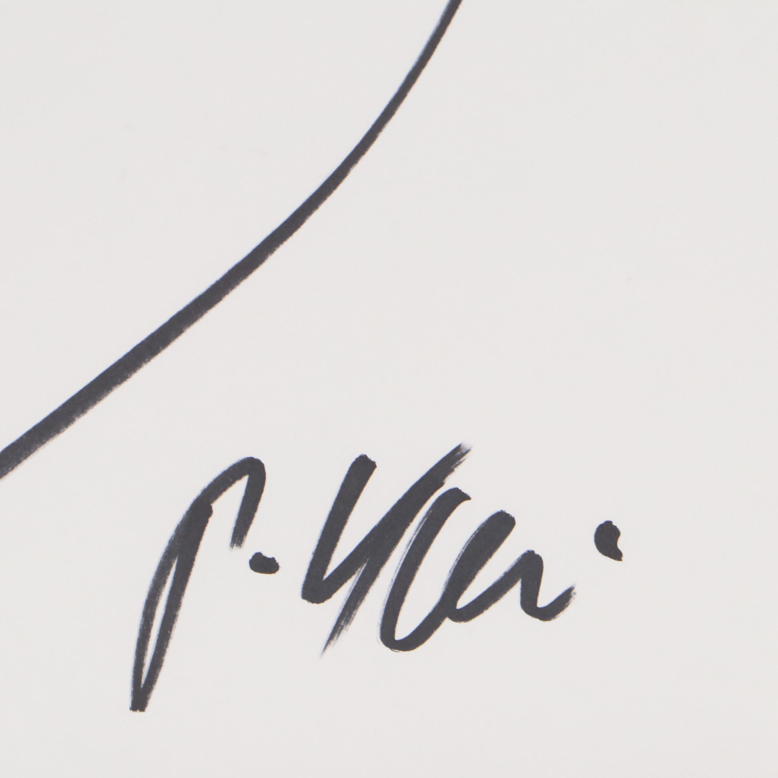 Peter Keil Abstract Portrait Drawing