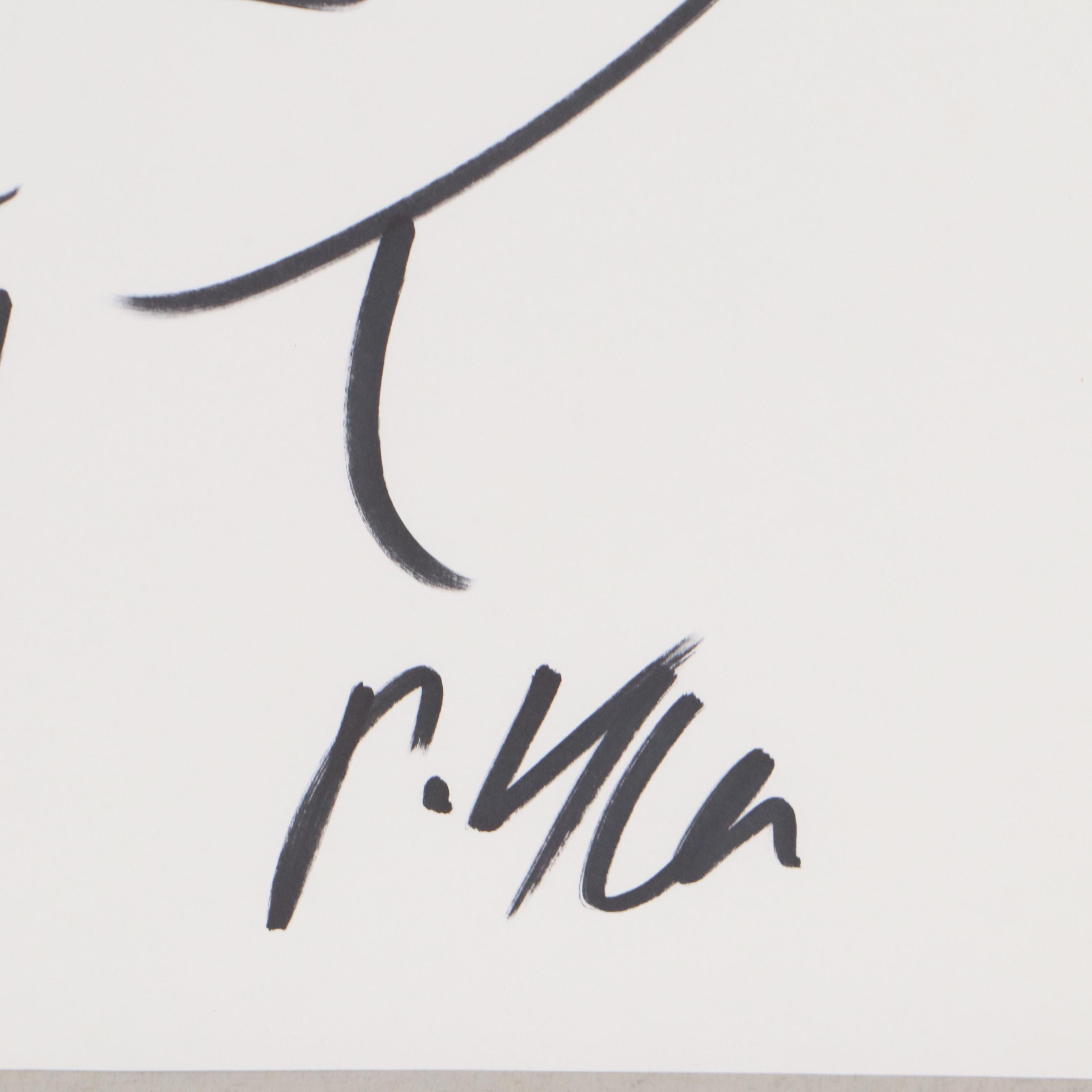 Peter Keil Abstract Portrait Drawing