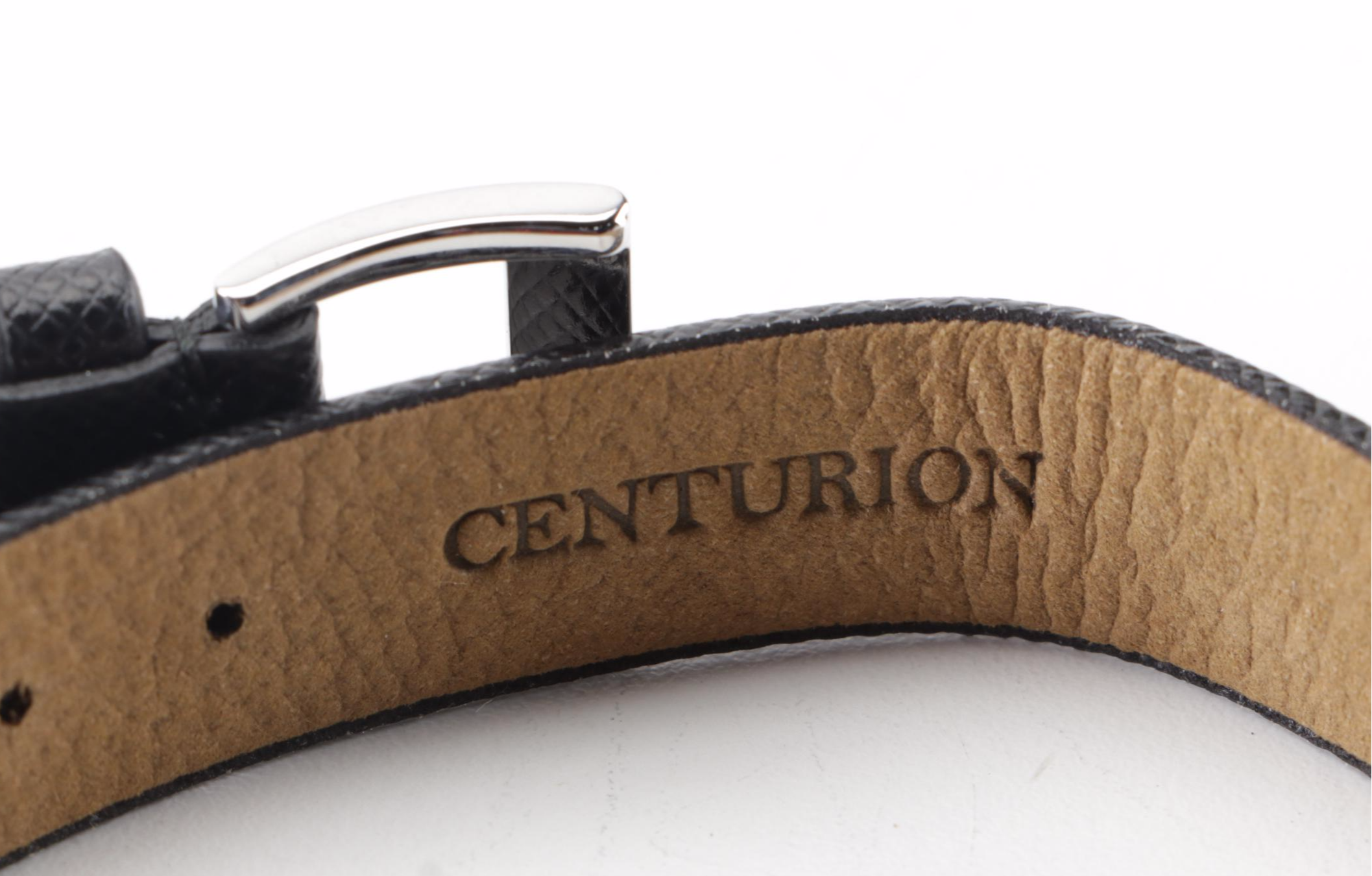 Prada x AmEx Centurion Wrap-Around Bracelet in Black Saffiano Leather with Box