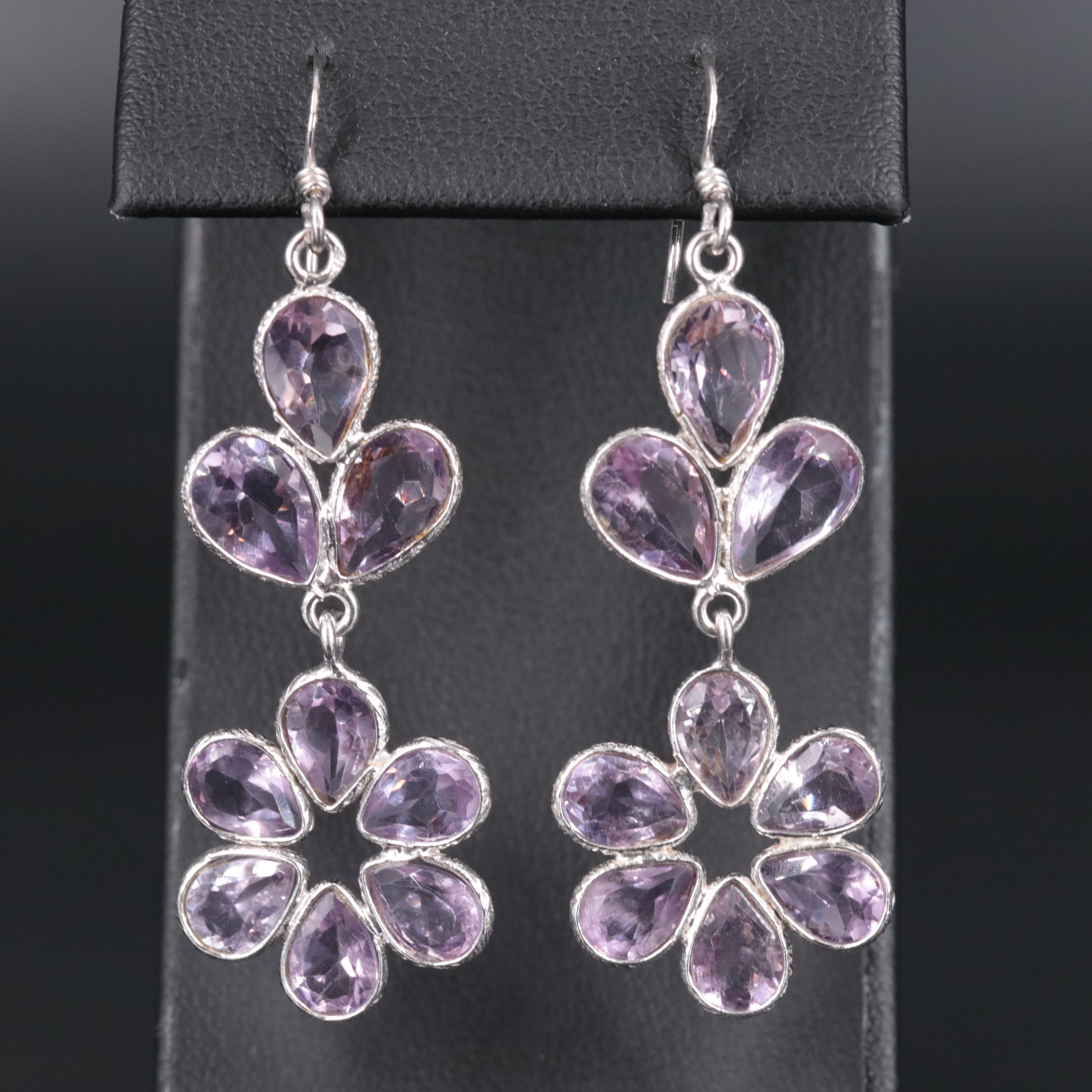 Sterling Silver Gemstone Earrings