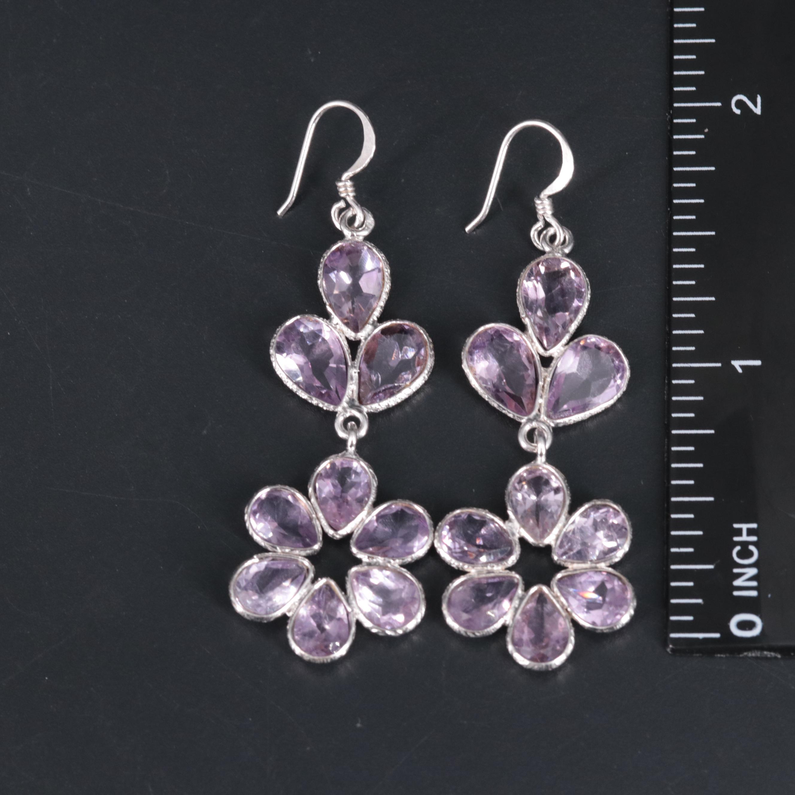 Sterling Silver Gemstone Earrings