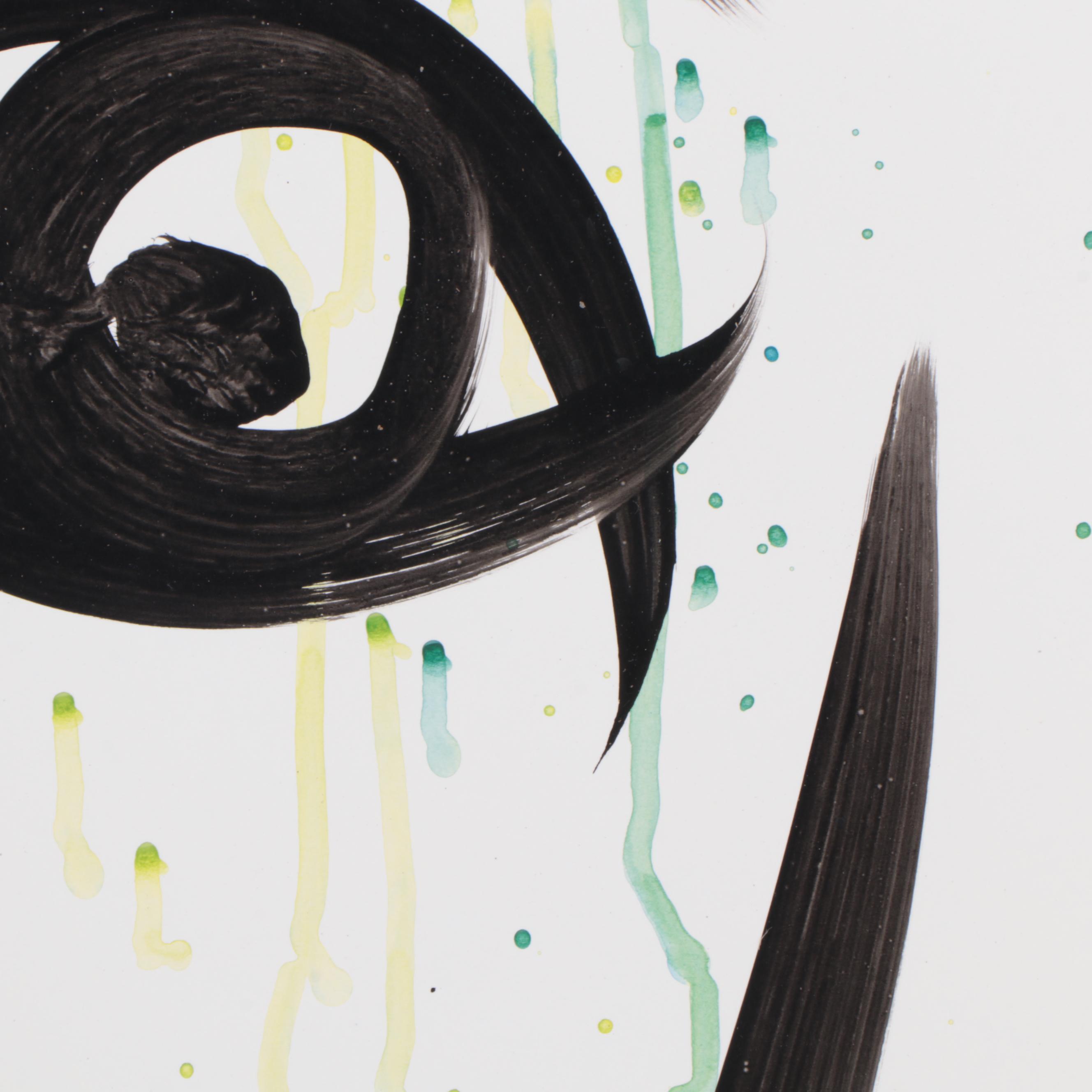 Peter Keil Abstract Acrylic Portrait