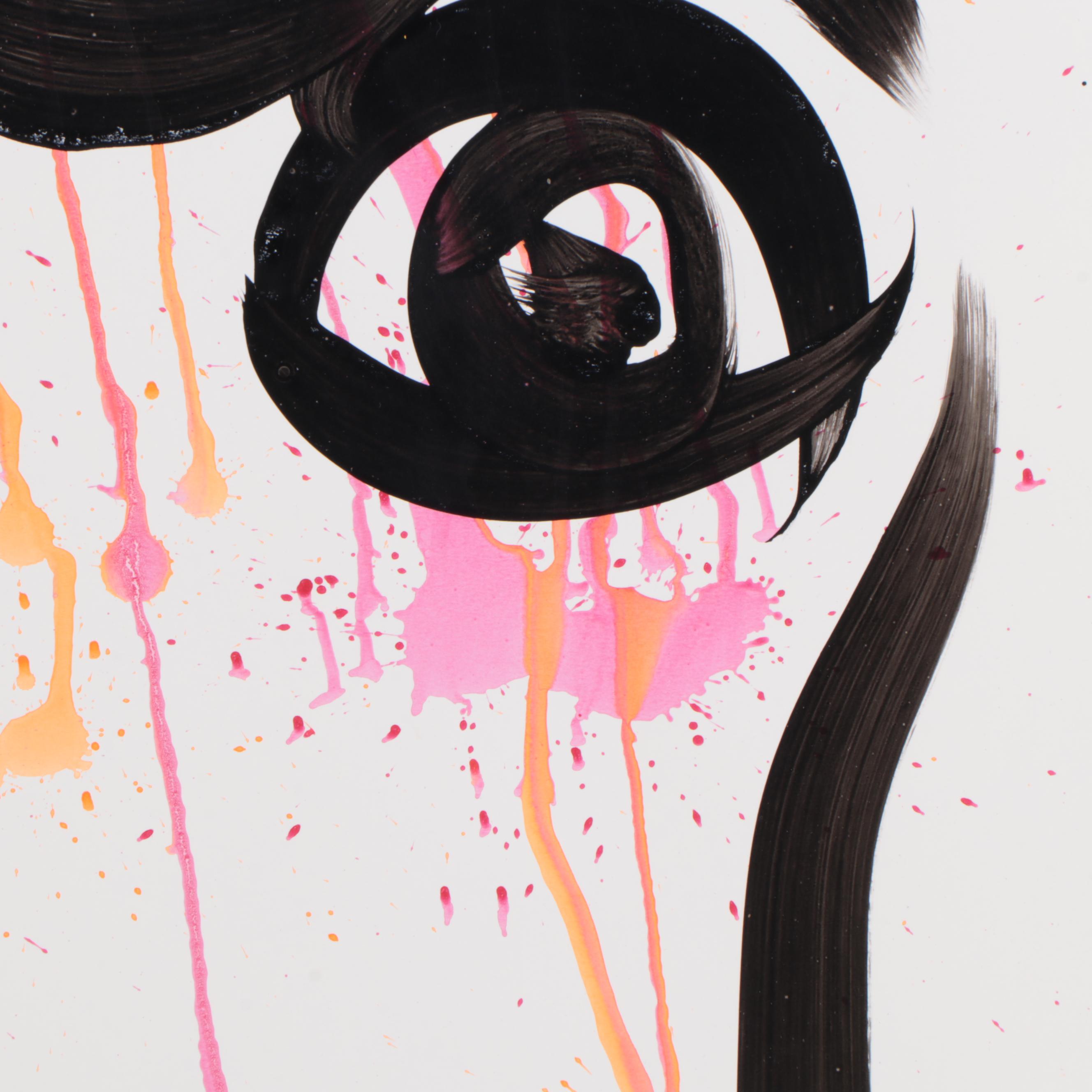 Peter Keil Abstract Acrylic Portrait