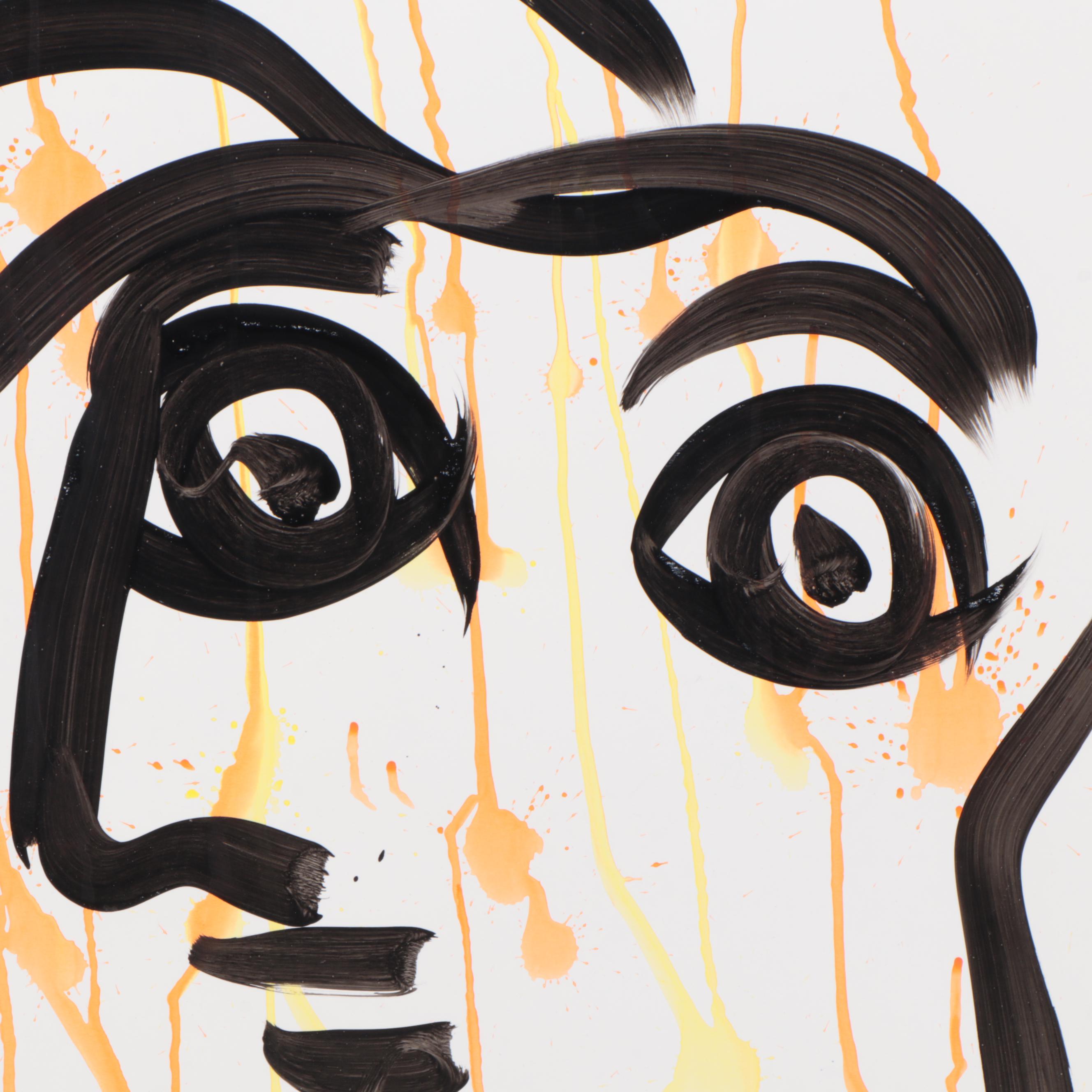 Peter Keil Abstract Acrylic Portrait