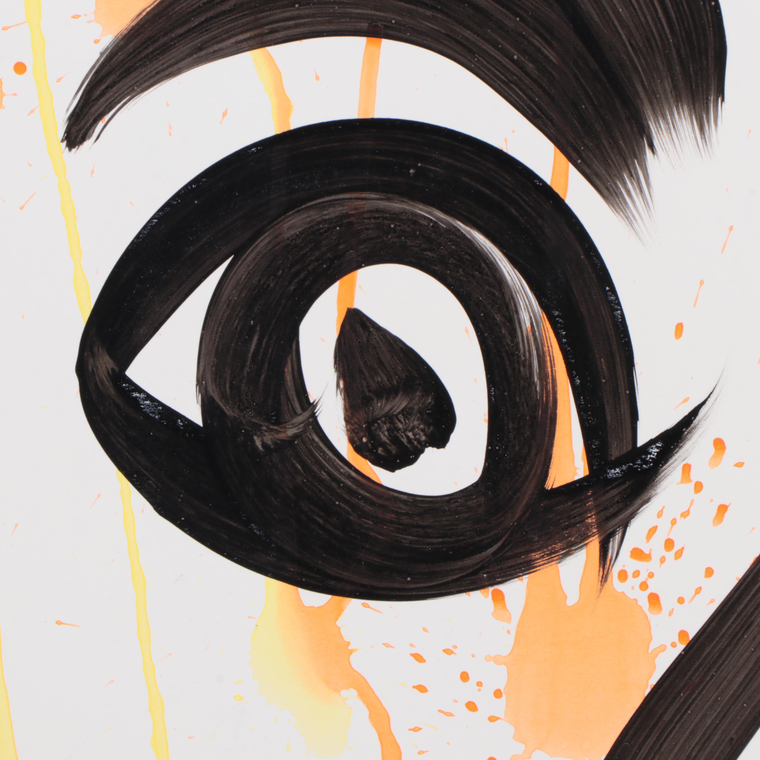 Peter Keil Abstract Acrylic Portrait