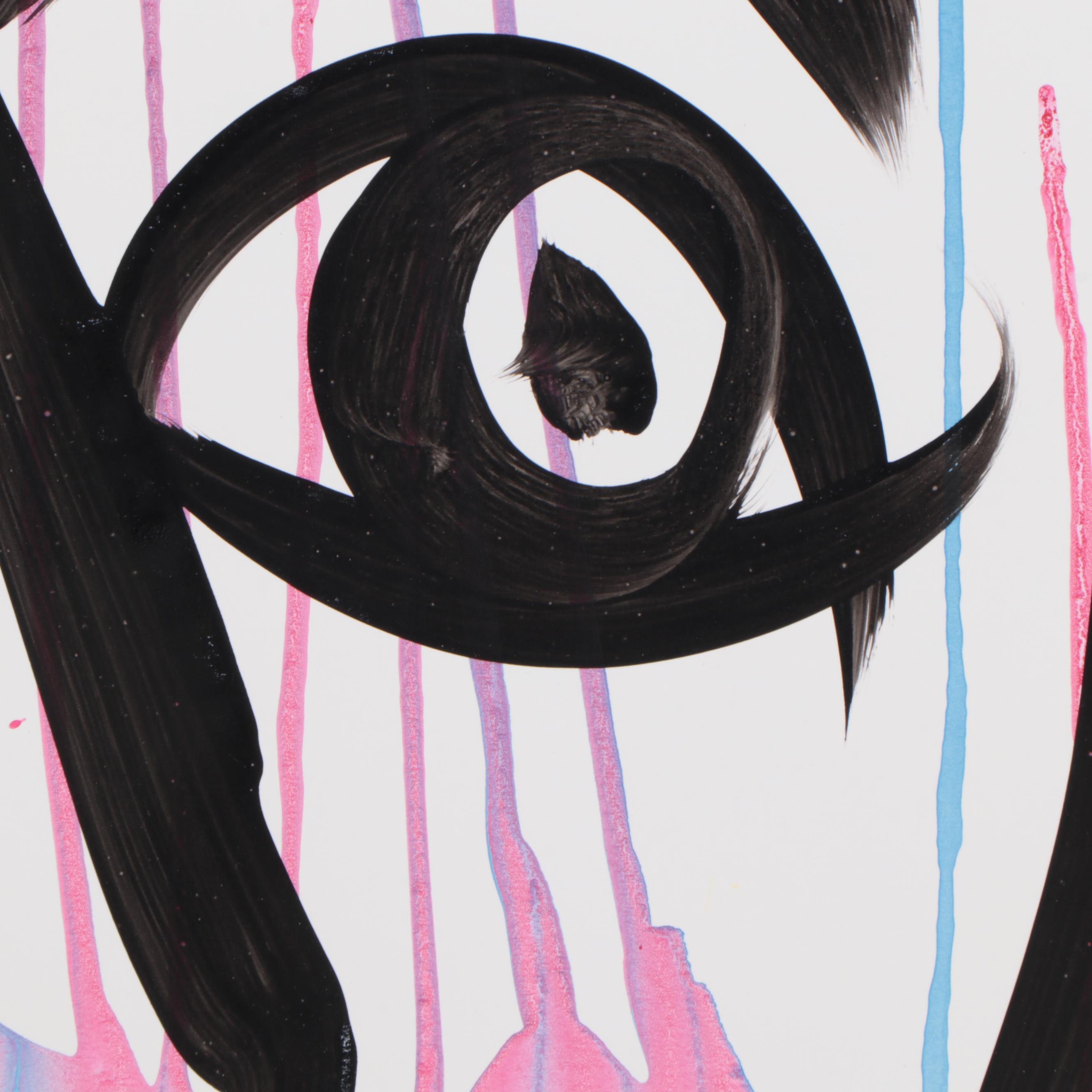 Peter Keil Abstract Acrylic Portrait