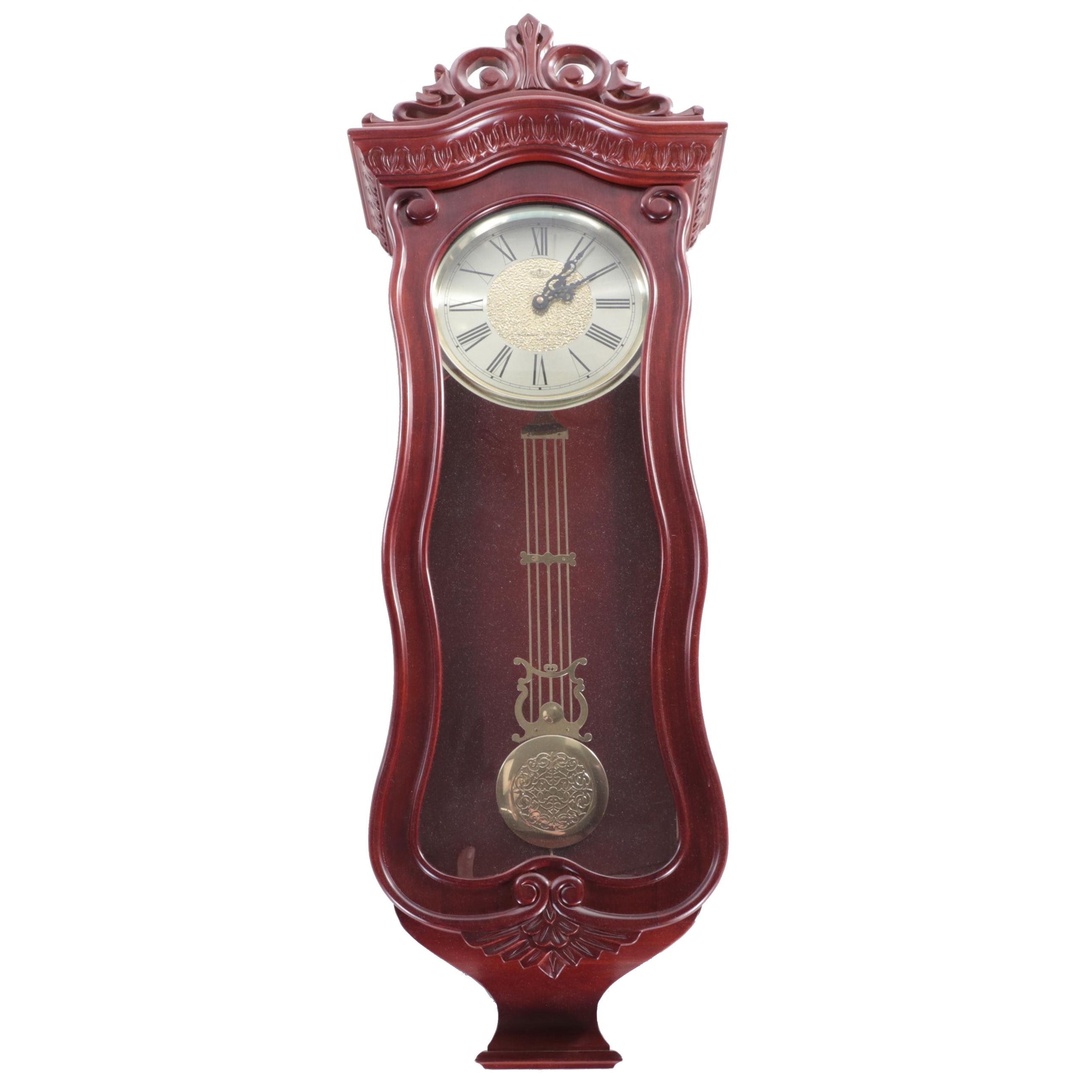 Vienna Regulator Serpentine Style Wall Clock
