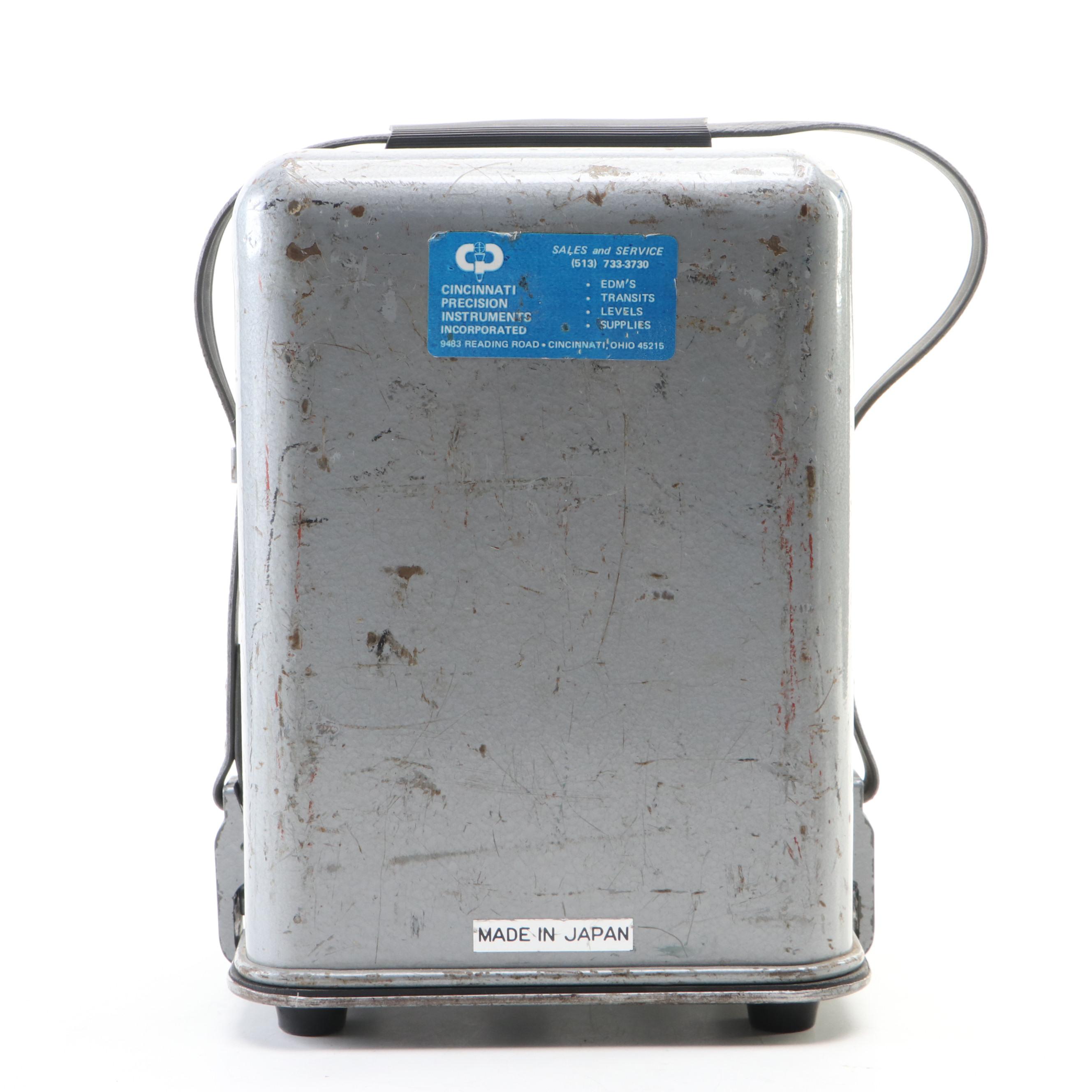 Lietz Sokkisha C-1 Automatic Level Survey Equipment and Chance Co. Tool, 1960s