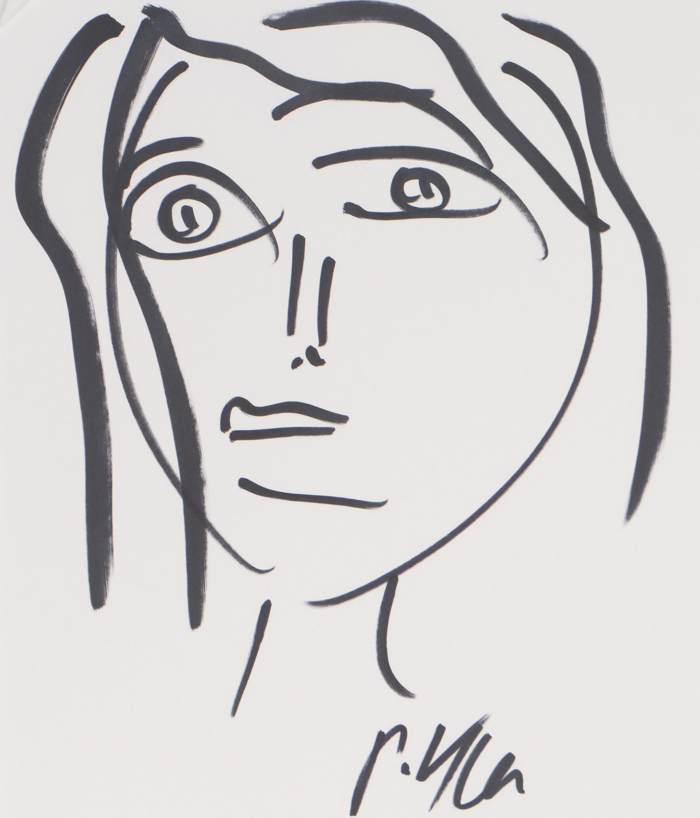 Peter Keil Abstract Portrait Drawing