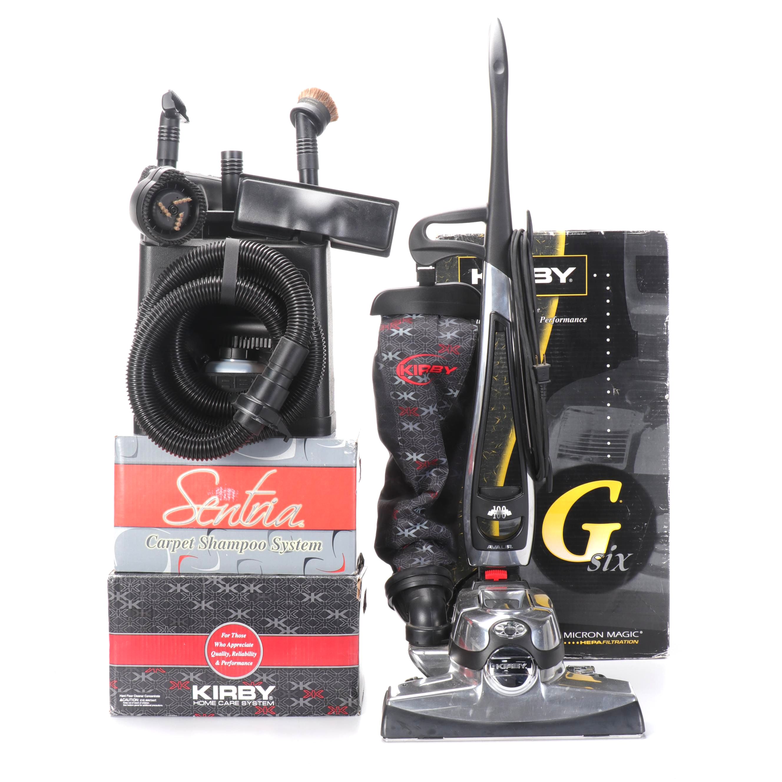 Kirby 100 Avalir Vacuum and Carpet Shampoo System With Accessories