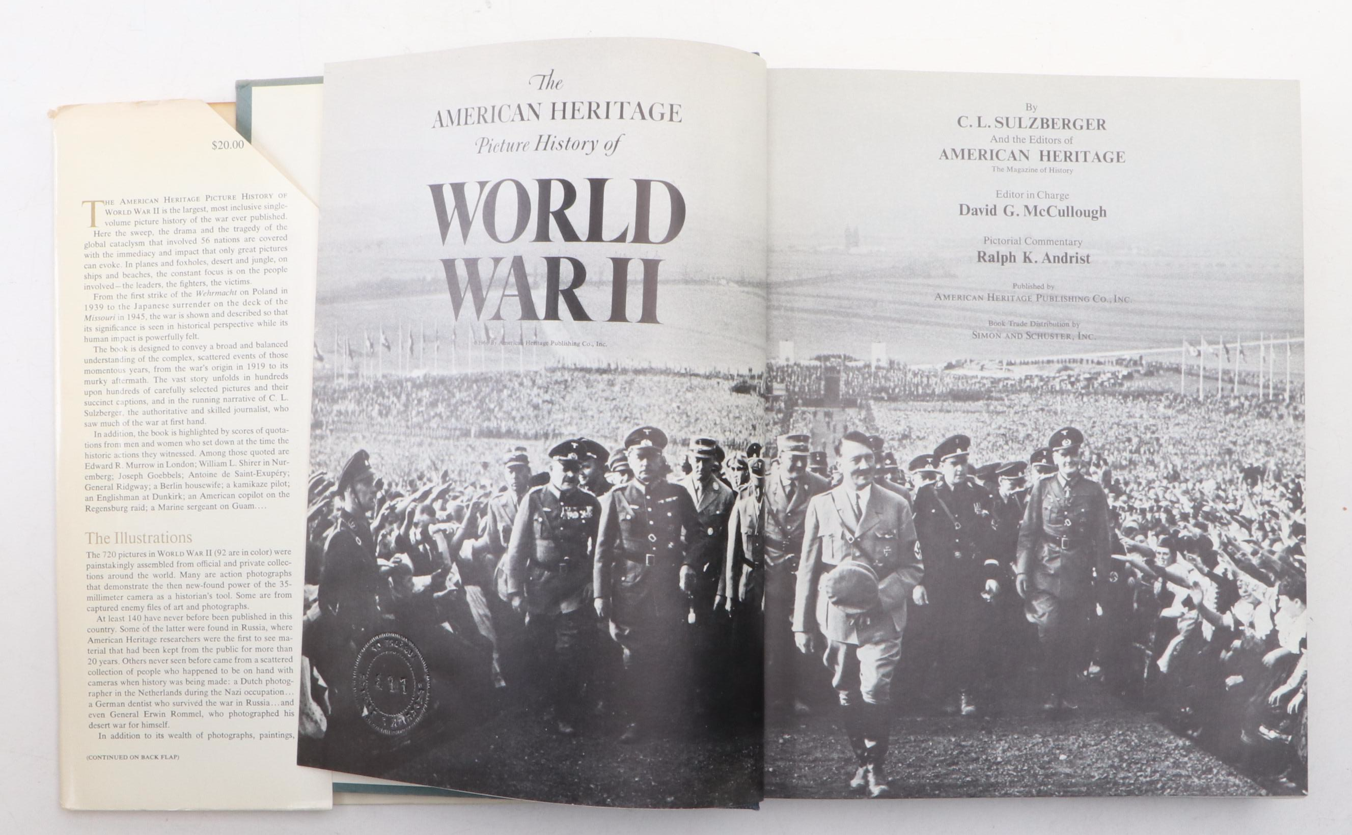"The American Heritage Picture History of World War II" and More War Books