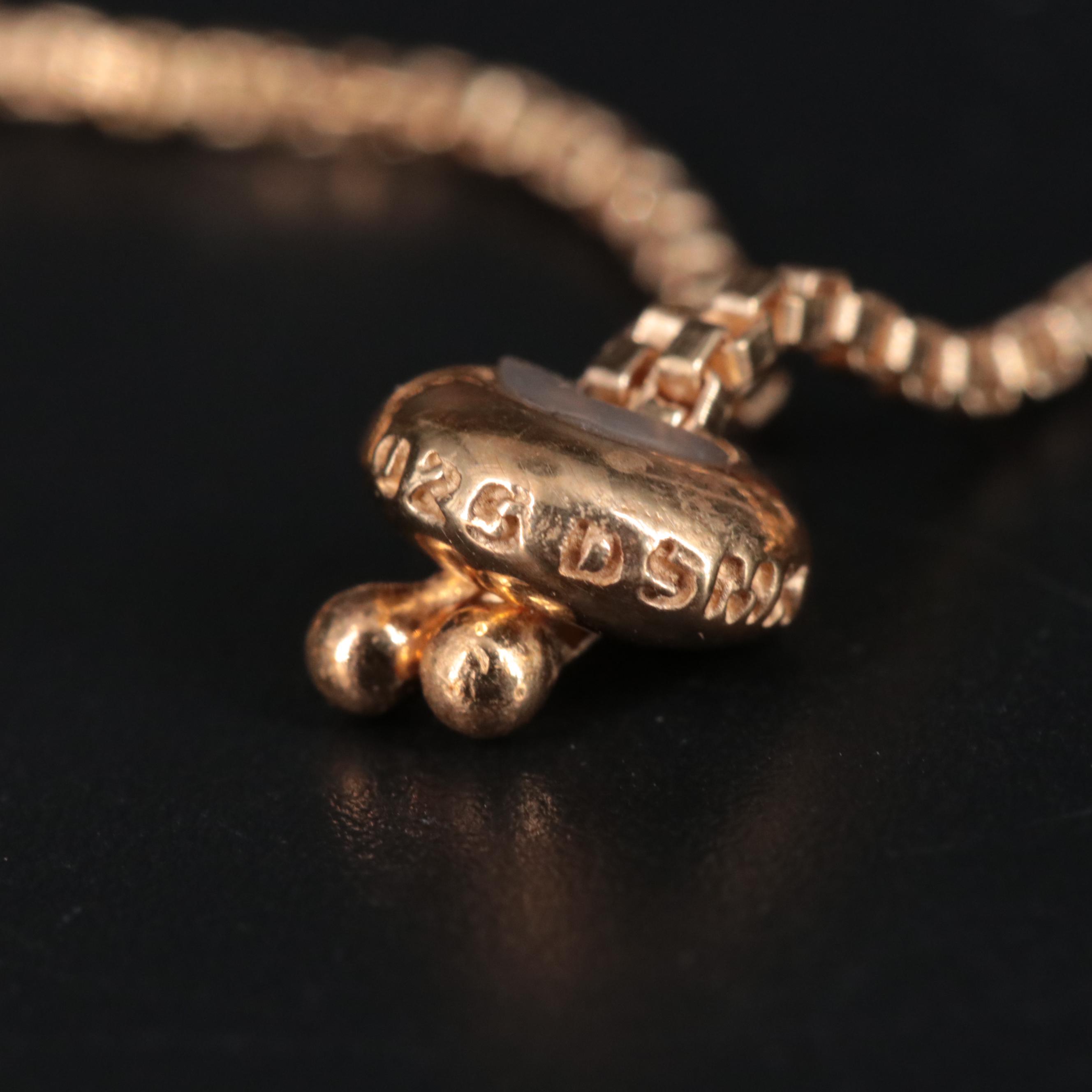 Sterling Four Leaf Clover Bracelet with Cubic Zirconia