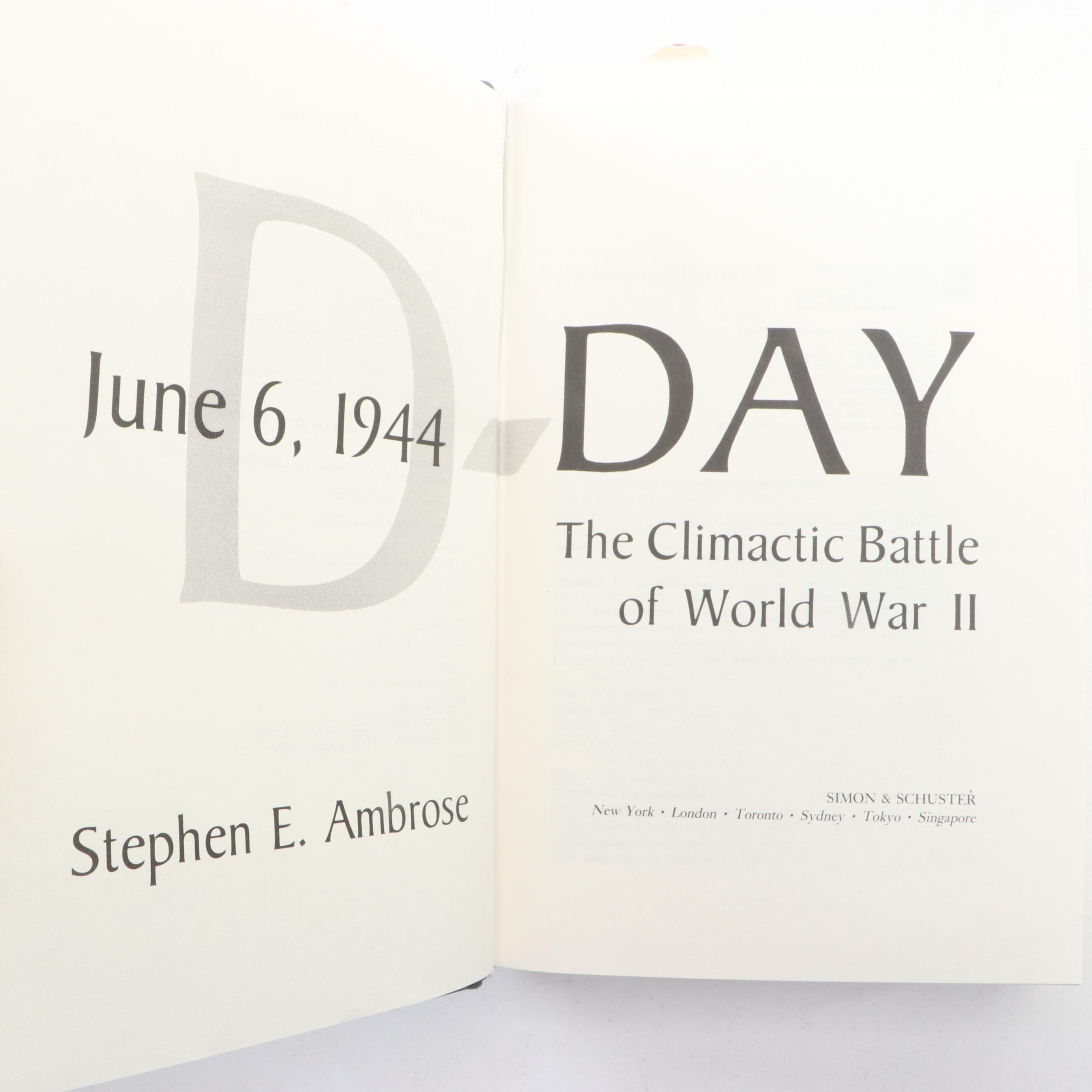 "The American Heritage Picture History of World War II" and More War Books