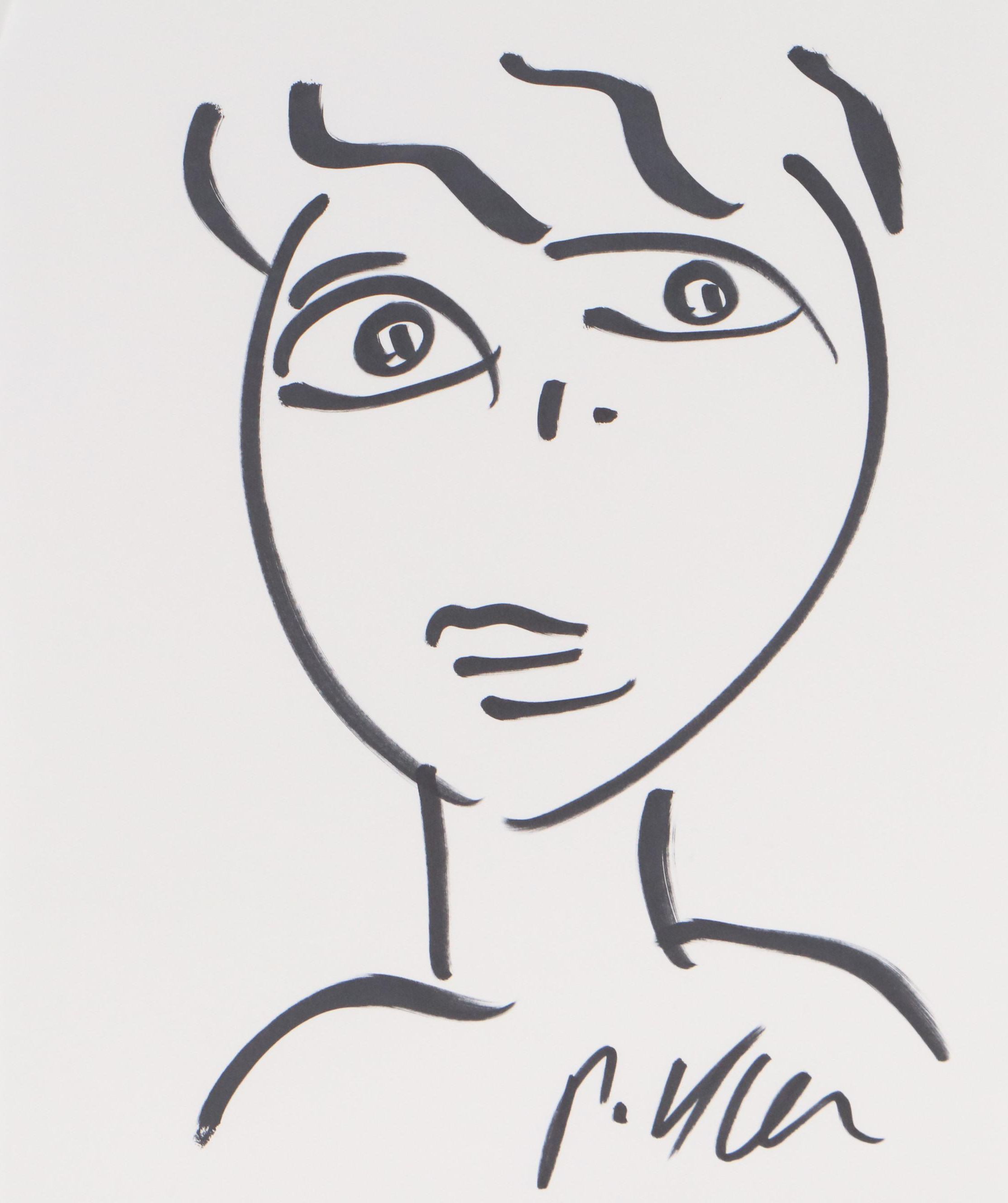 Peter Keil Abstract Portrait Drawing