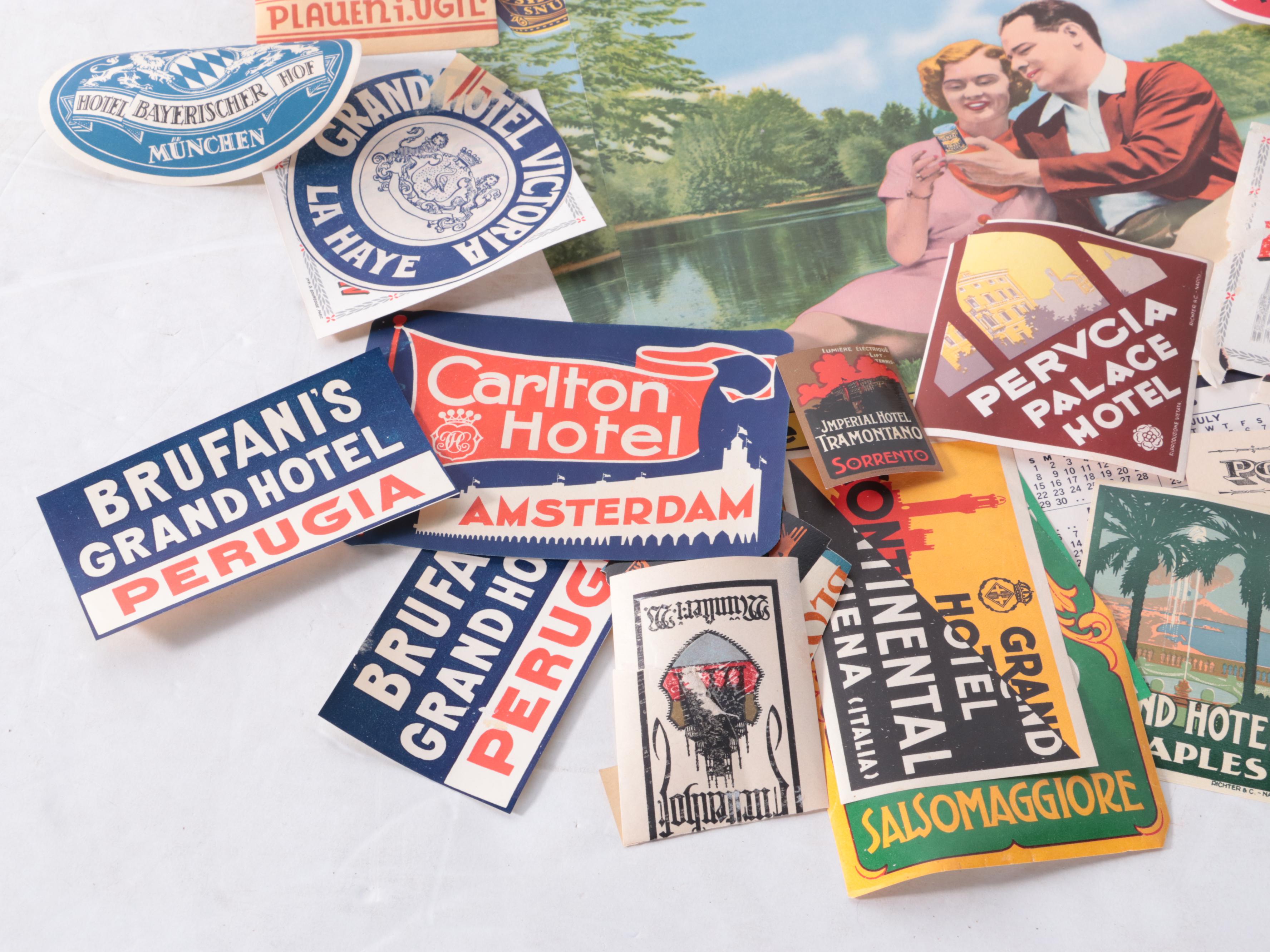 Illuminated Red Bull Sign, Hotel Bar Coasters and More Souvenirs