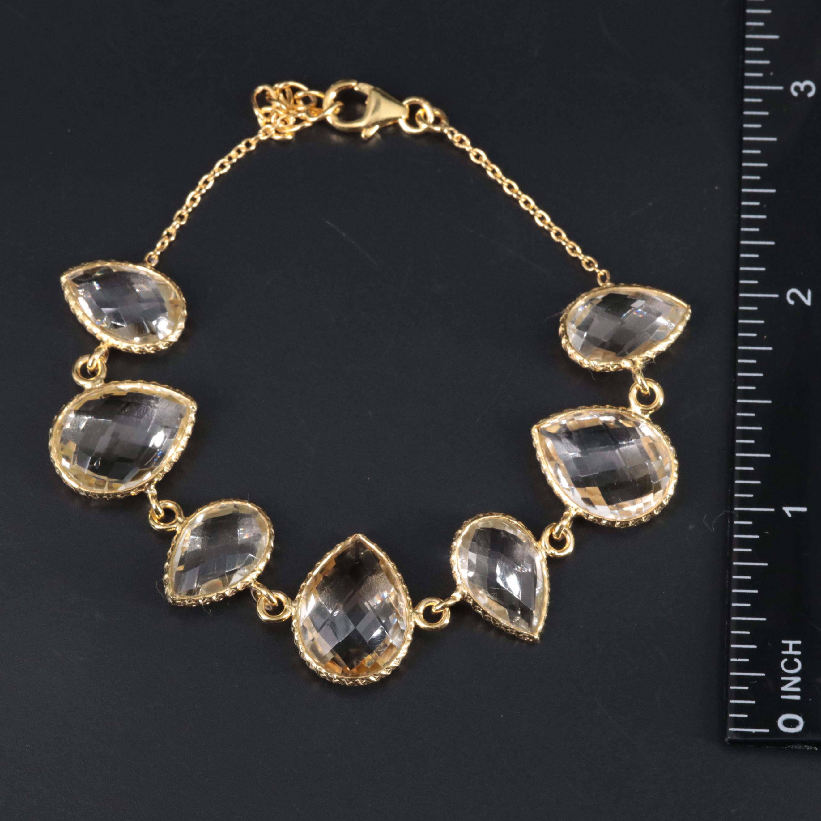 Sterling Silver Gemstone Bracelet