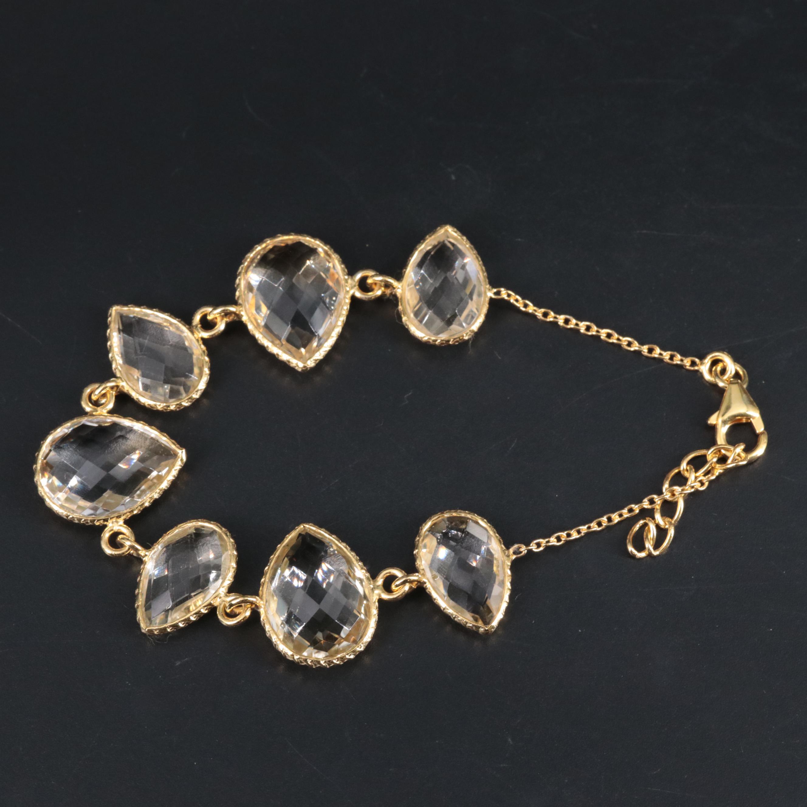 Sterling Silver Gemstone Bracelet