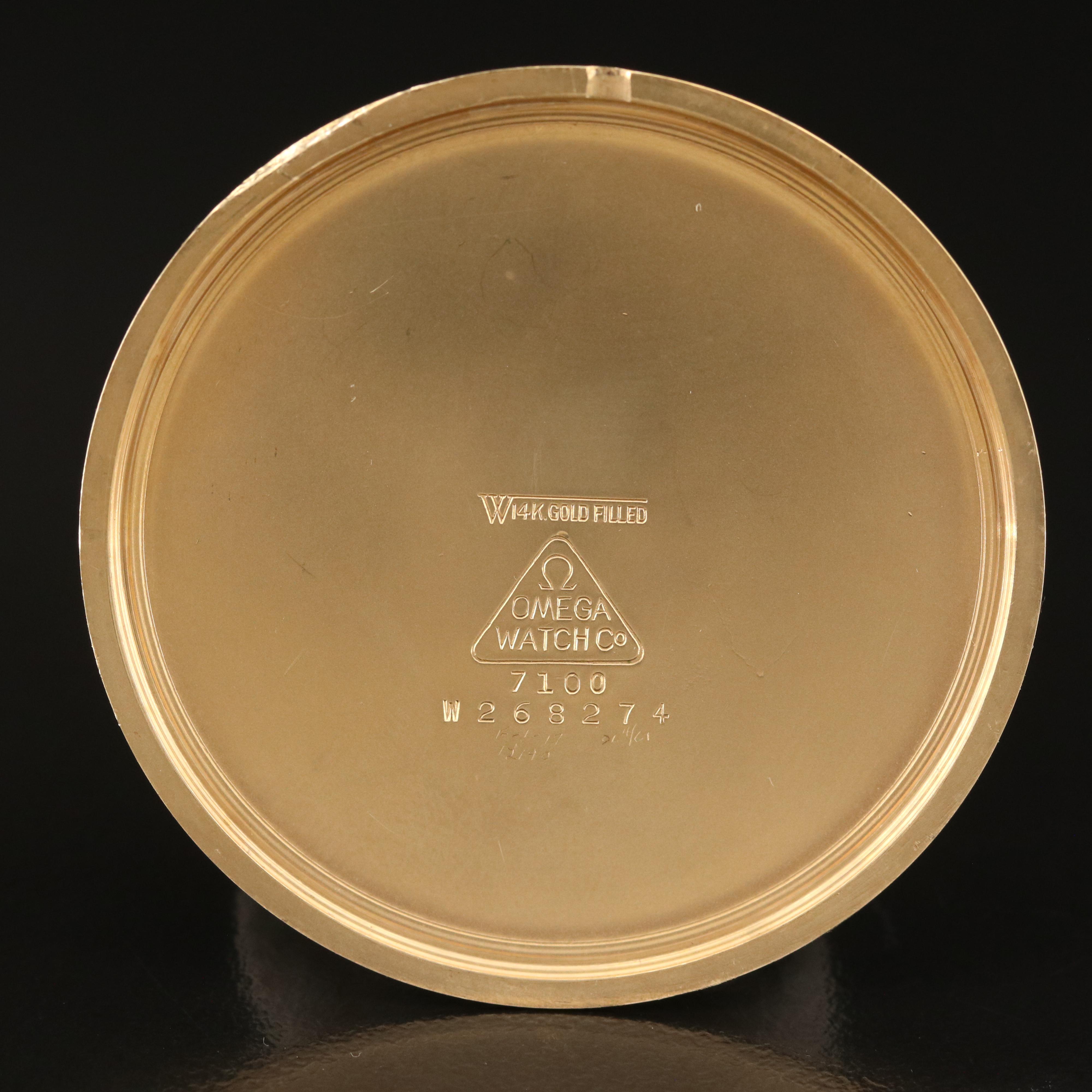 Omega 14K Gold-Filled Pocket Watch